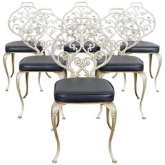 Vintage Aluminium Dining Chairs by Thinline