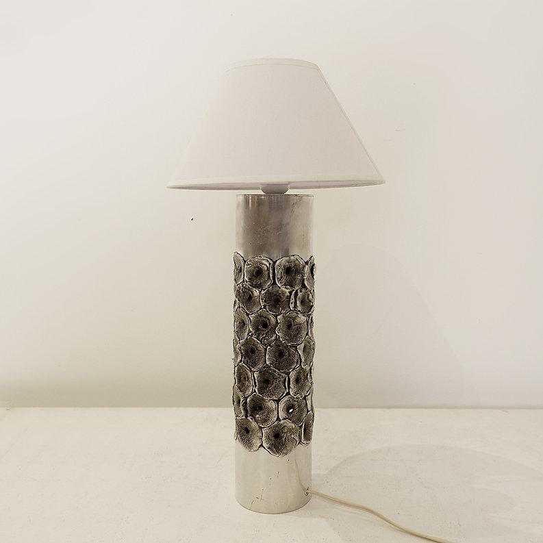 Brutalist lamp by Belgian artist.