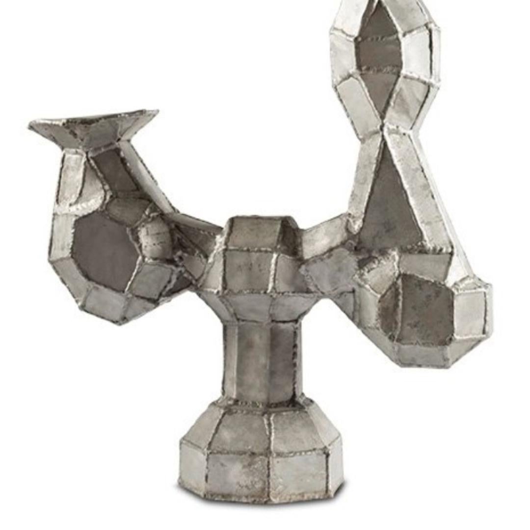 Organico moderno Scultura astratta in alluminio vintage in vendita