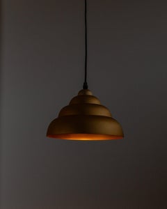 Vintage Aluminum Ceiling Lamp Postmodern Memphis Style, 1980s