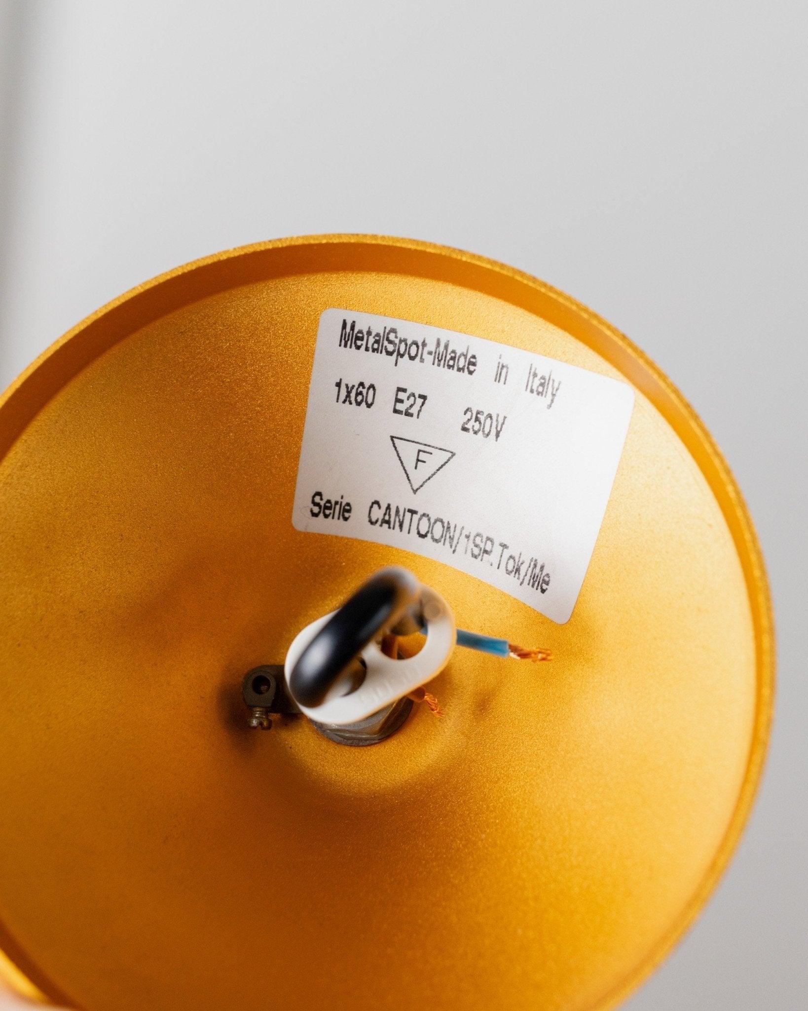 Lámpara de techo vintage de aluminio estilo Memphis postmoderno, años 80 en venta 3