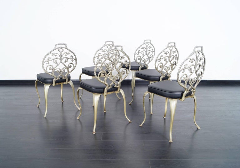 Vintage Aluminium Dining Chairs by Thinline at 1stDibs