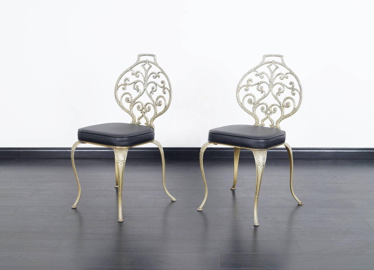 Vintage Aluminium Dining Chairs by Thinline at 1stDibs