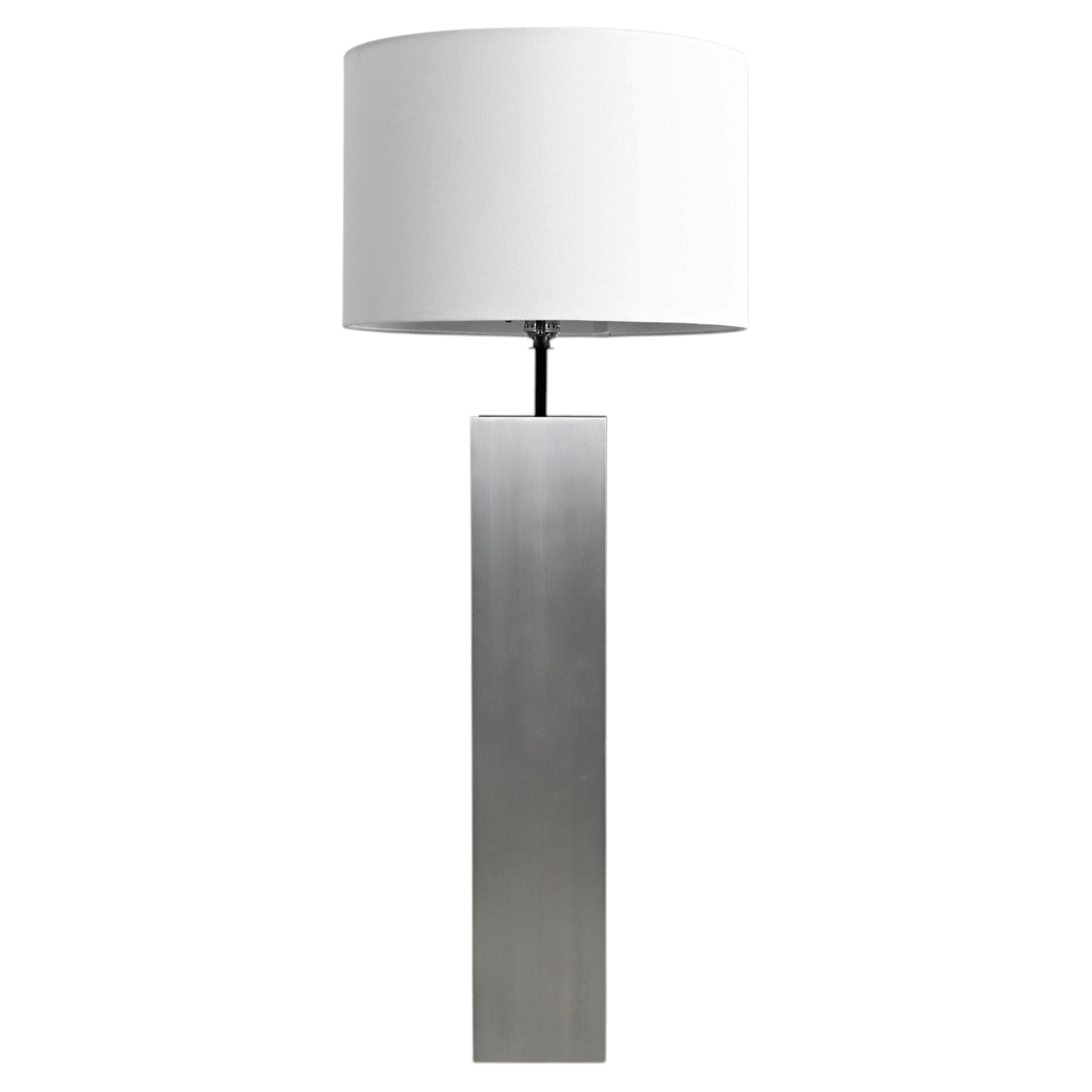 Vintage Aluminum I-Beam Table Lamp by the Laurel Lamp Company For Sale