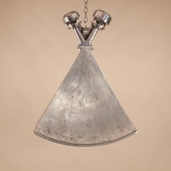Vintage Aluminum Industrial Pendant Light