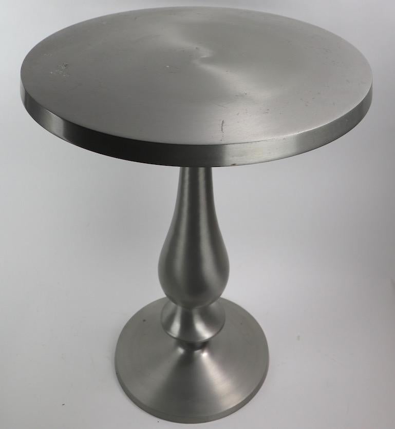 Vintage Aluminum Side Table 3