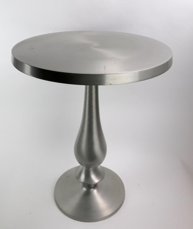 Vintage Aluminum Side Table 2
