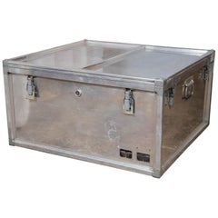 Vintage Aluminum Storage Trunk