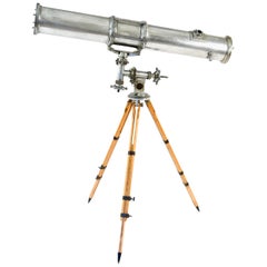 Vintage Aluminum Telescope