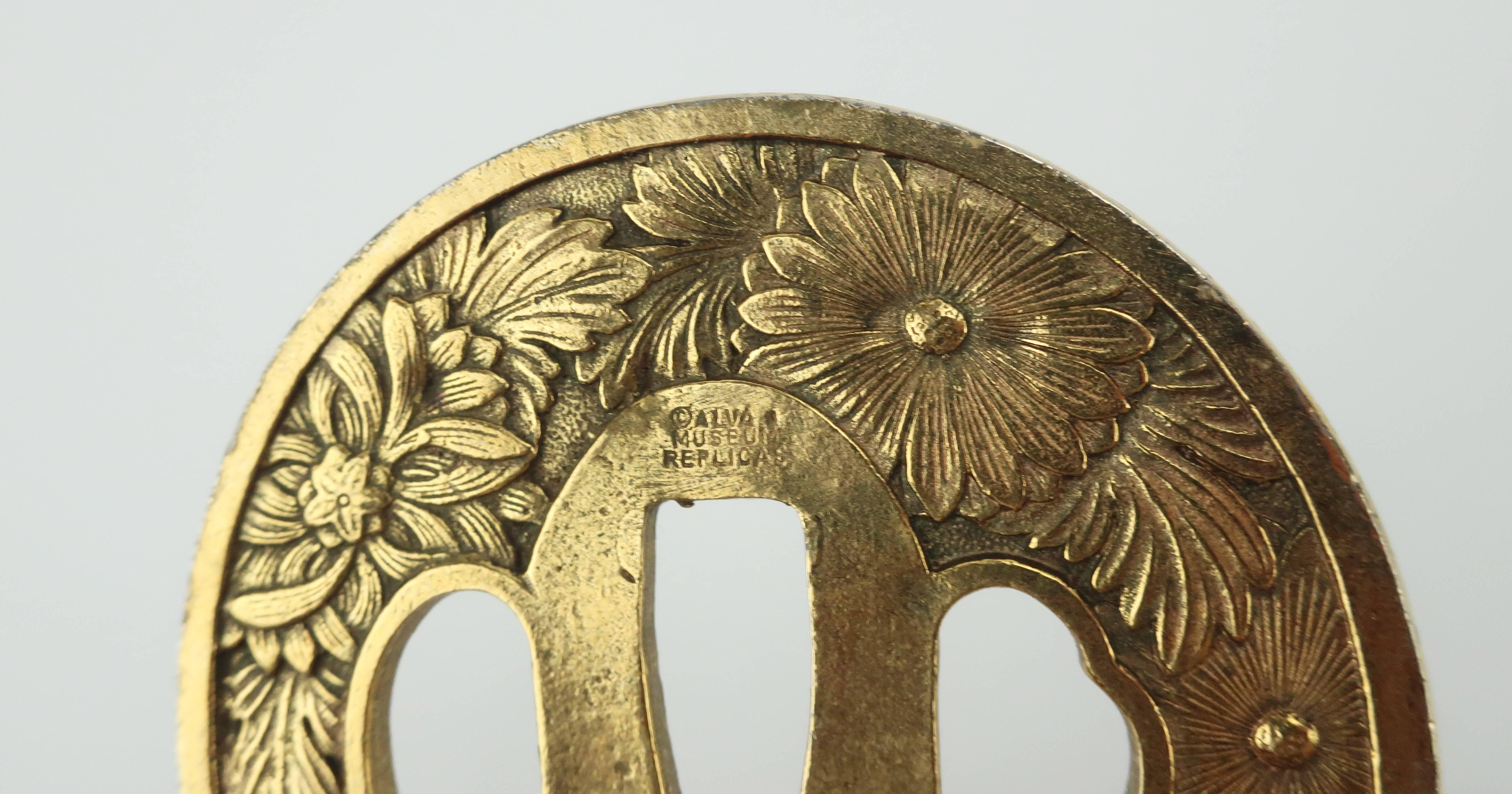 Vintage Alva Museum Replicas Japanese Medallion Necklace 3