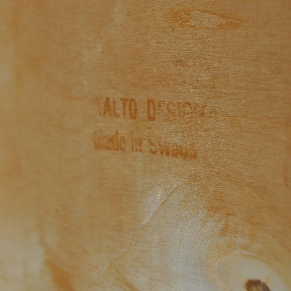 Scandinavian Vintage Alvar Aalto 2-Tiered Birch Table