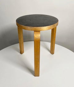 Vintage Alvar Aalto Model 60 L-Leg Stool
