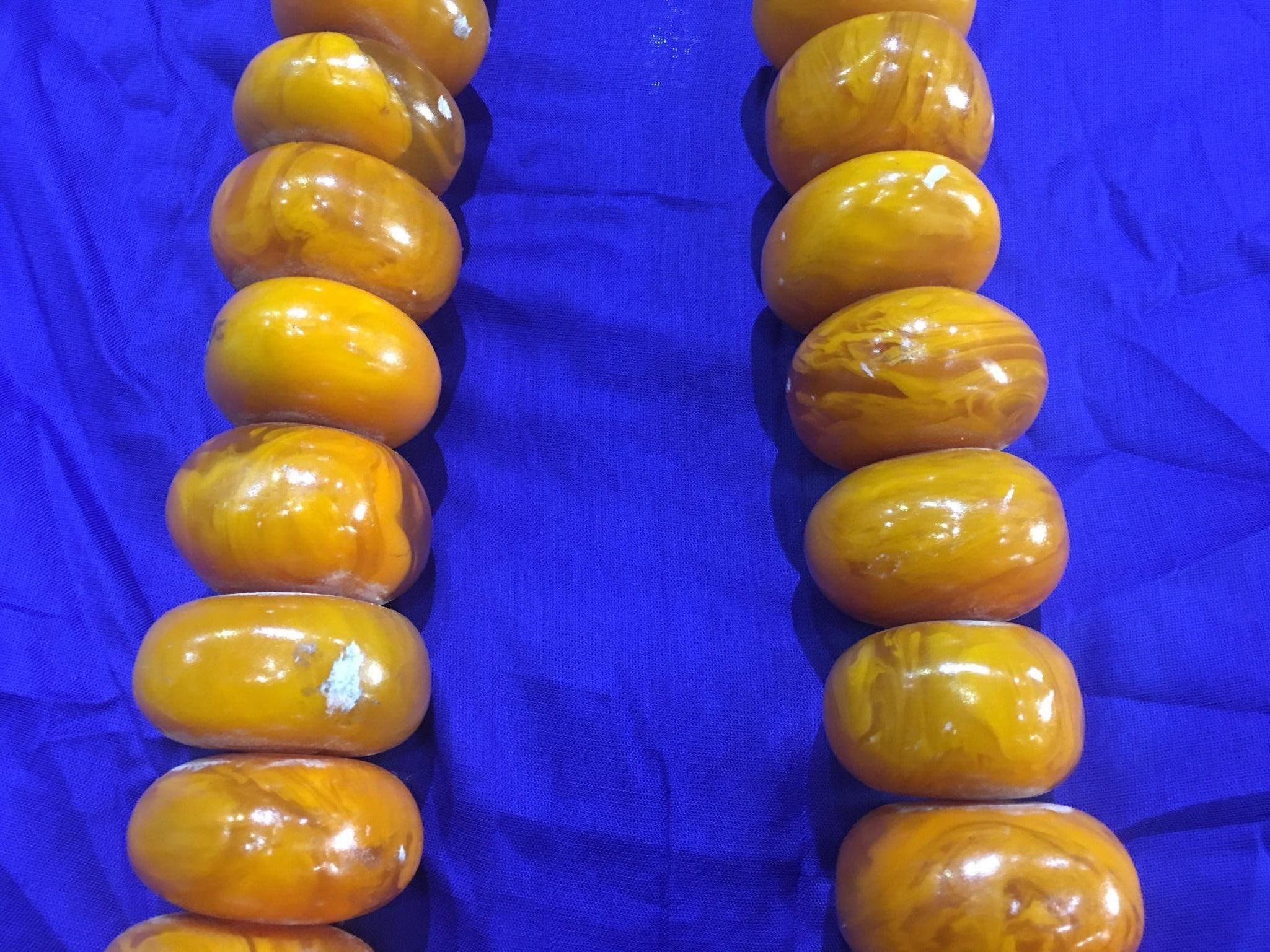 copal amber beads