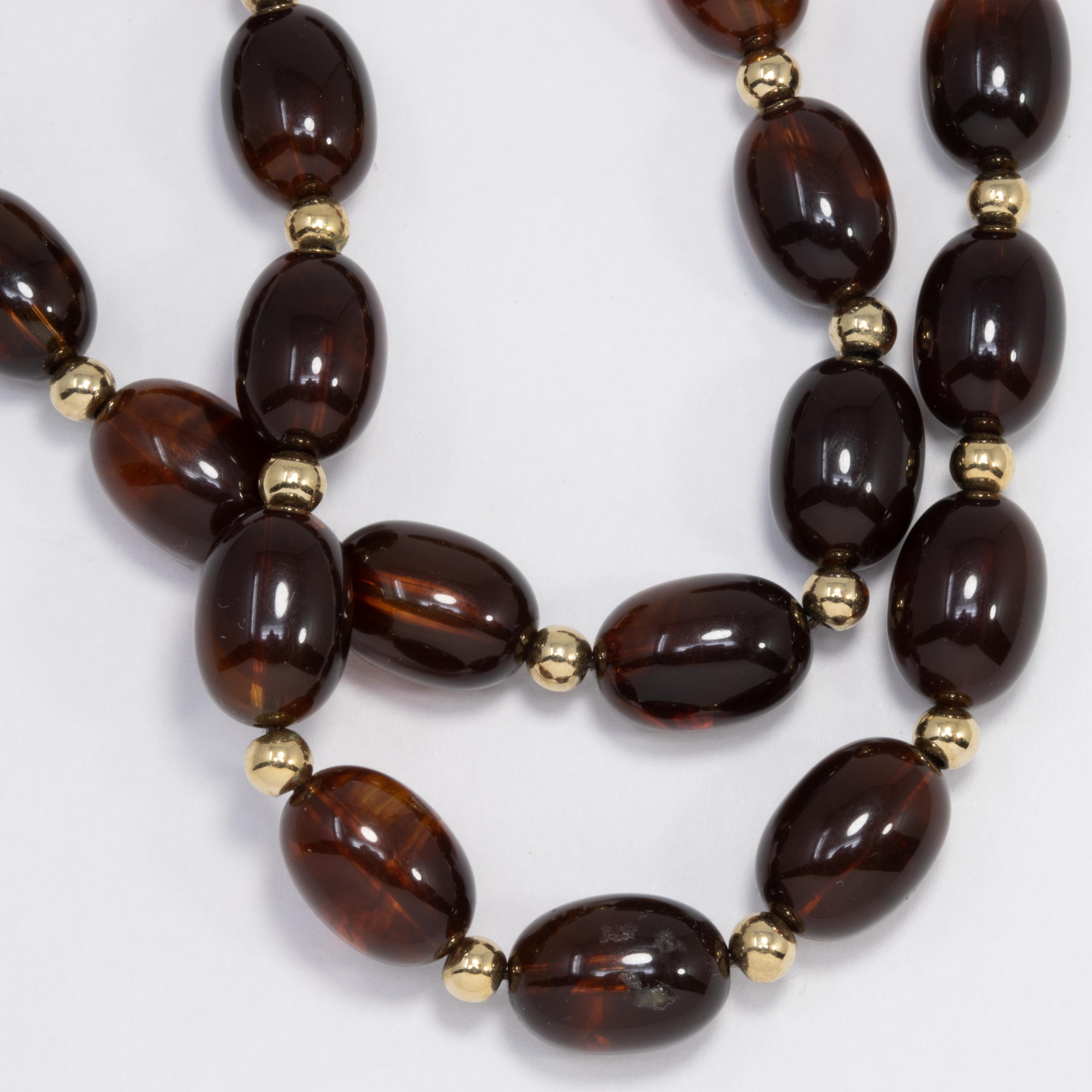 genuine lucite necklace
