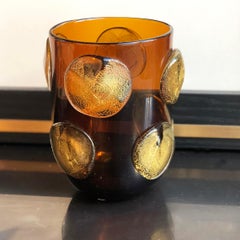 Vintage Amber Murano Glassware
