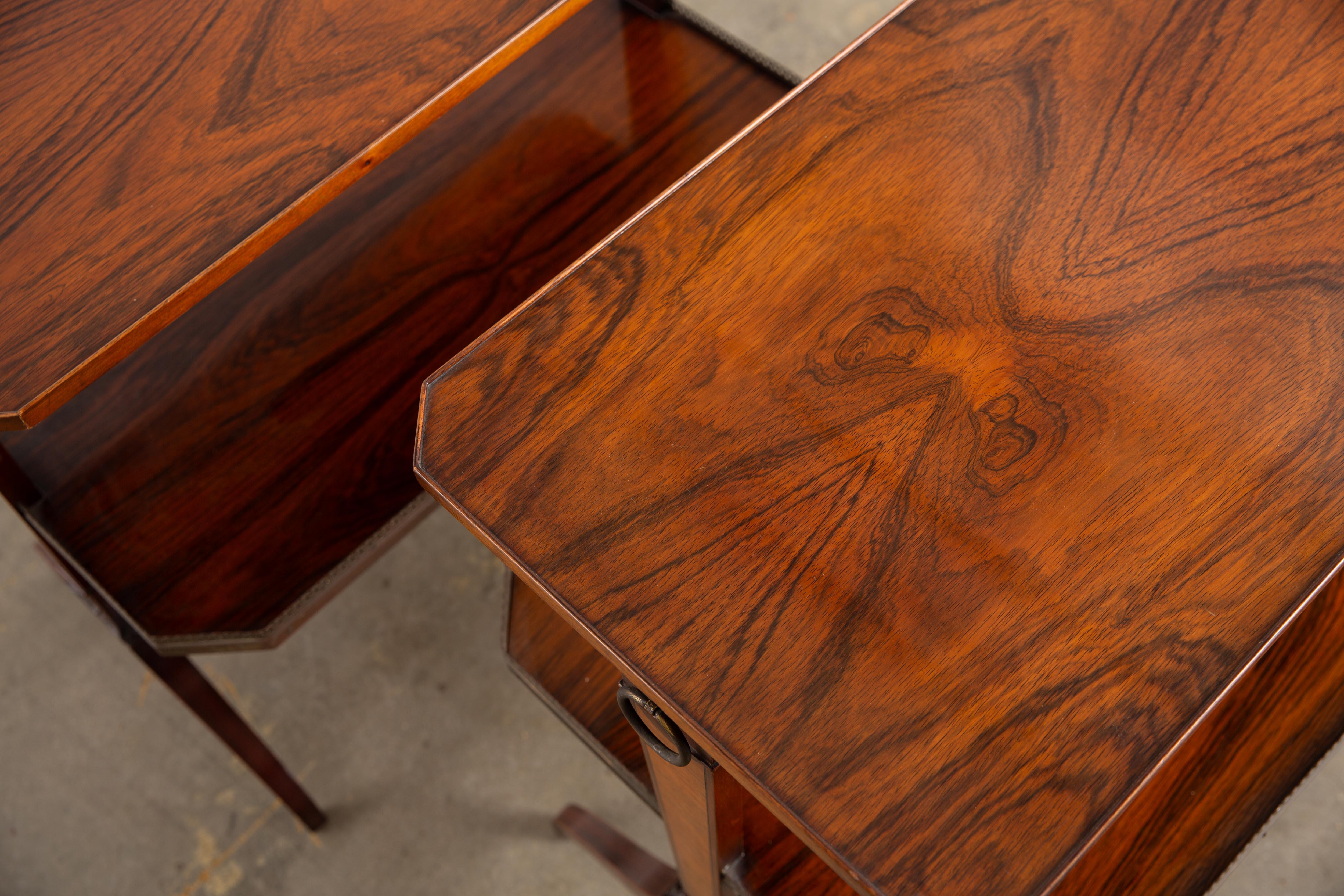 Vintage American 1950's Handmade Side Tables by Charak Furniture Company In Good Condition In New York, NY