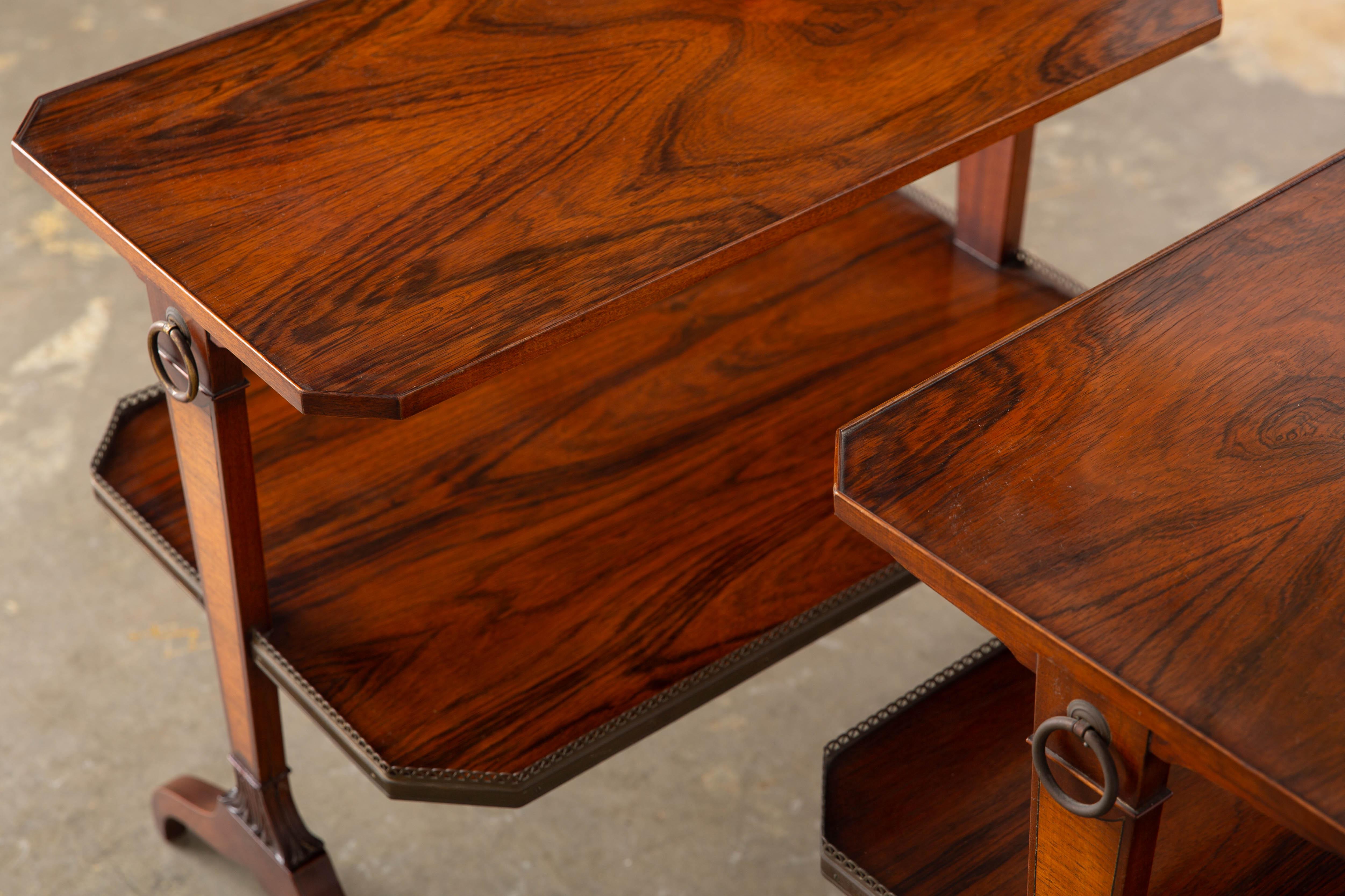 Vintage American 1950's Handmade Side Tables by Charak Furniture Company 1