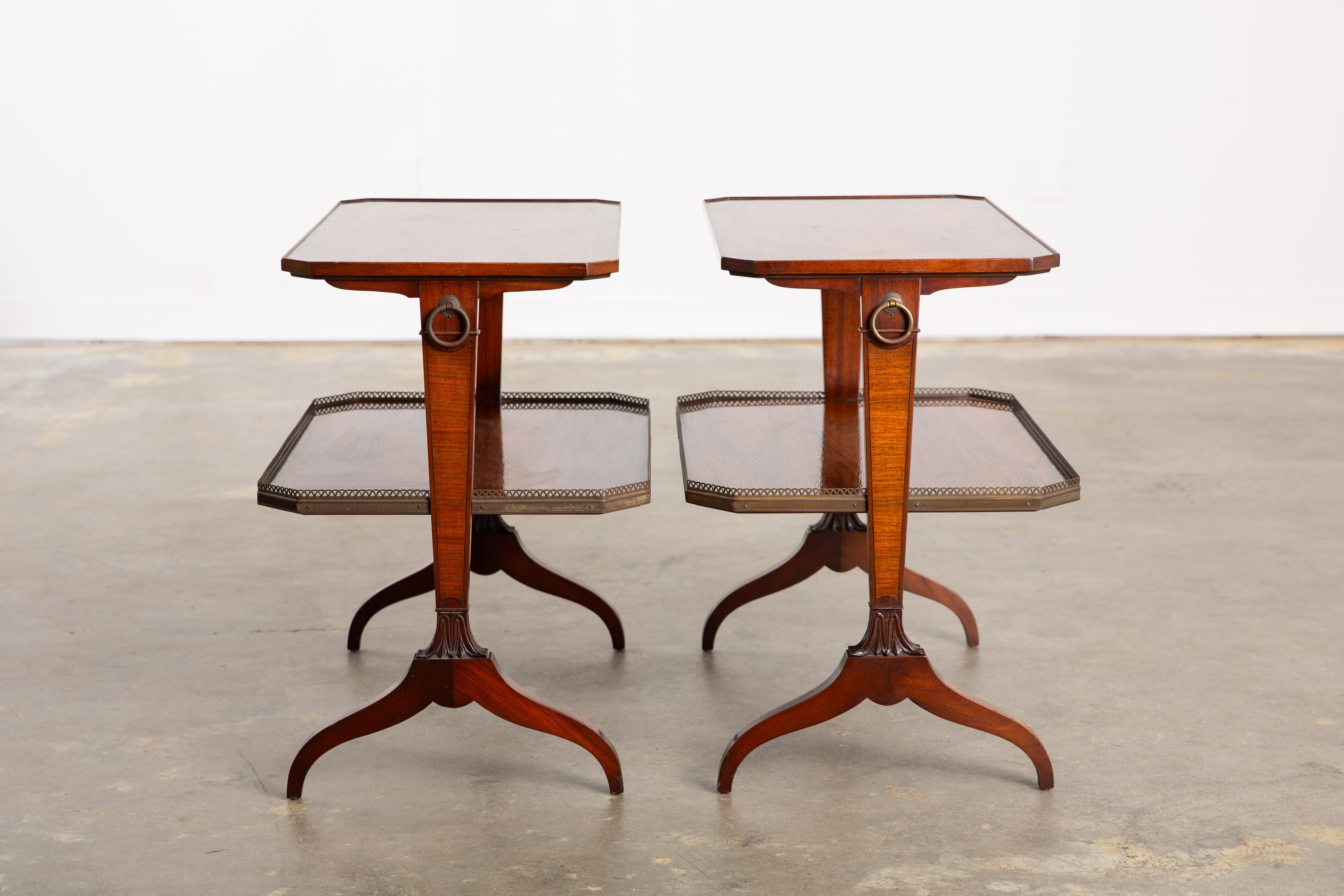 Vintage American 1950's Handmade Side Tables by Charak Furniture Company 2
