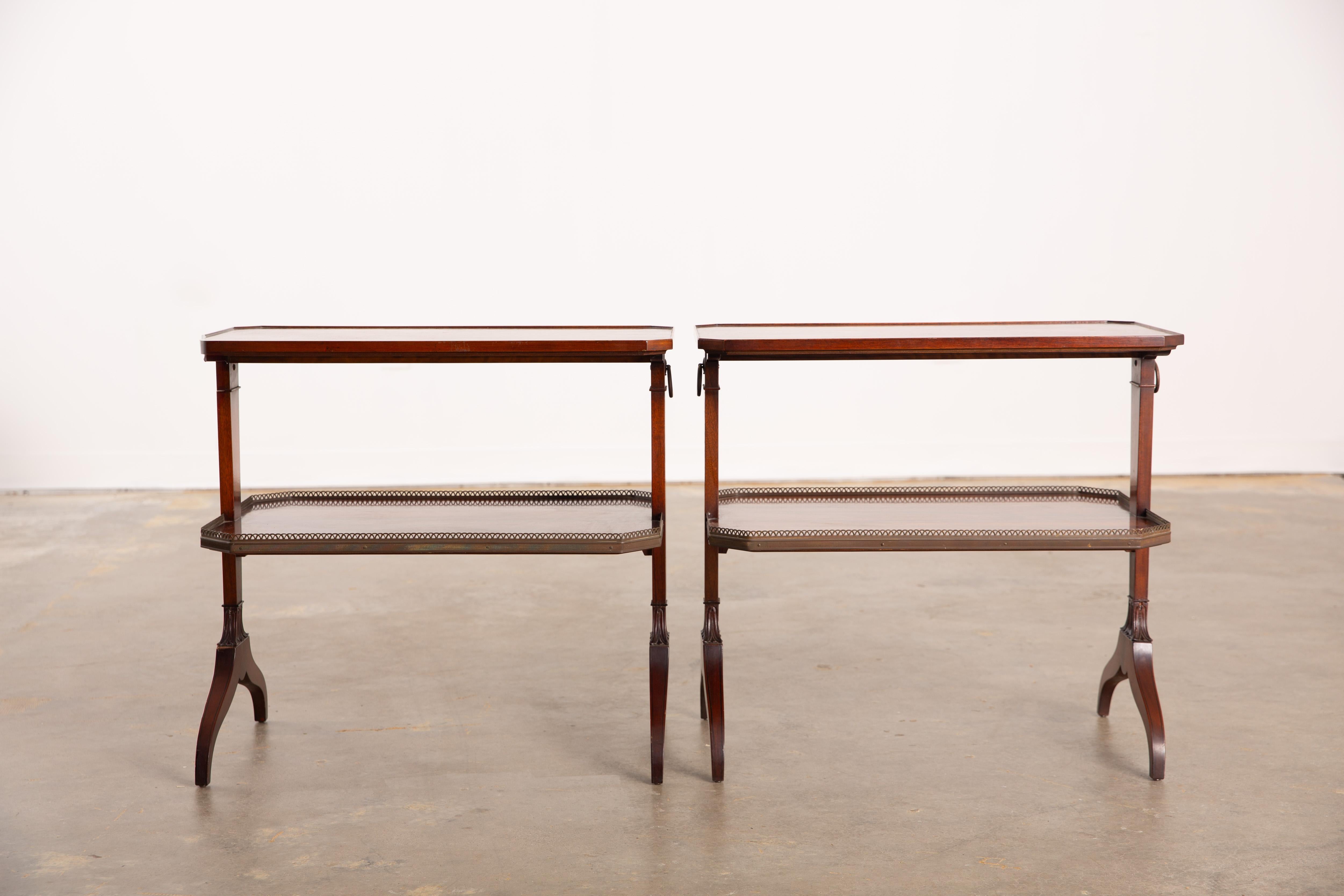 Vintage American 1950's Handmade Side Tables by Charak Furniture Company 3