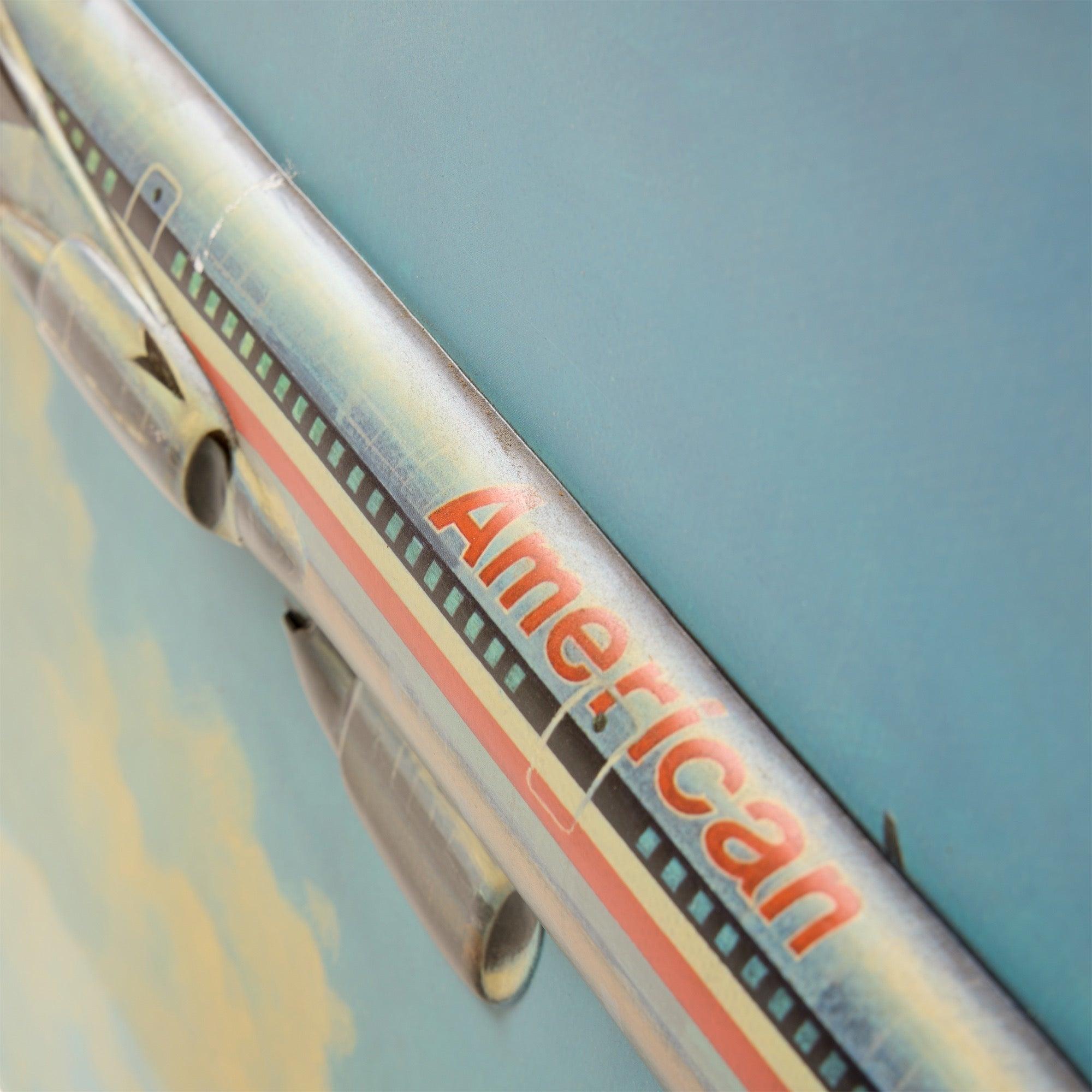 Late 20th Century Vintage American Airlines Artwork by Bob Cunningham for American Airlines, 1970s For Sale