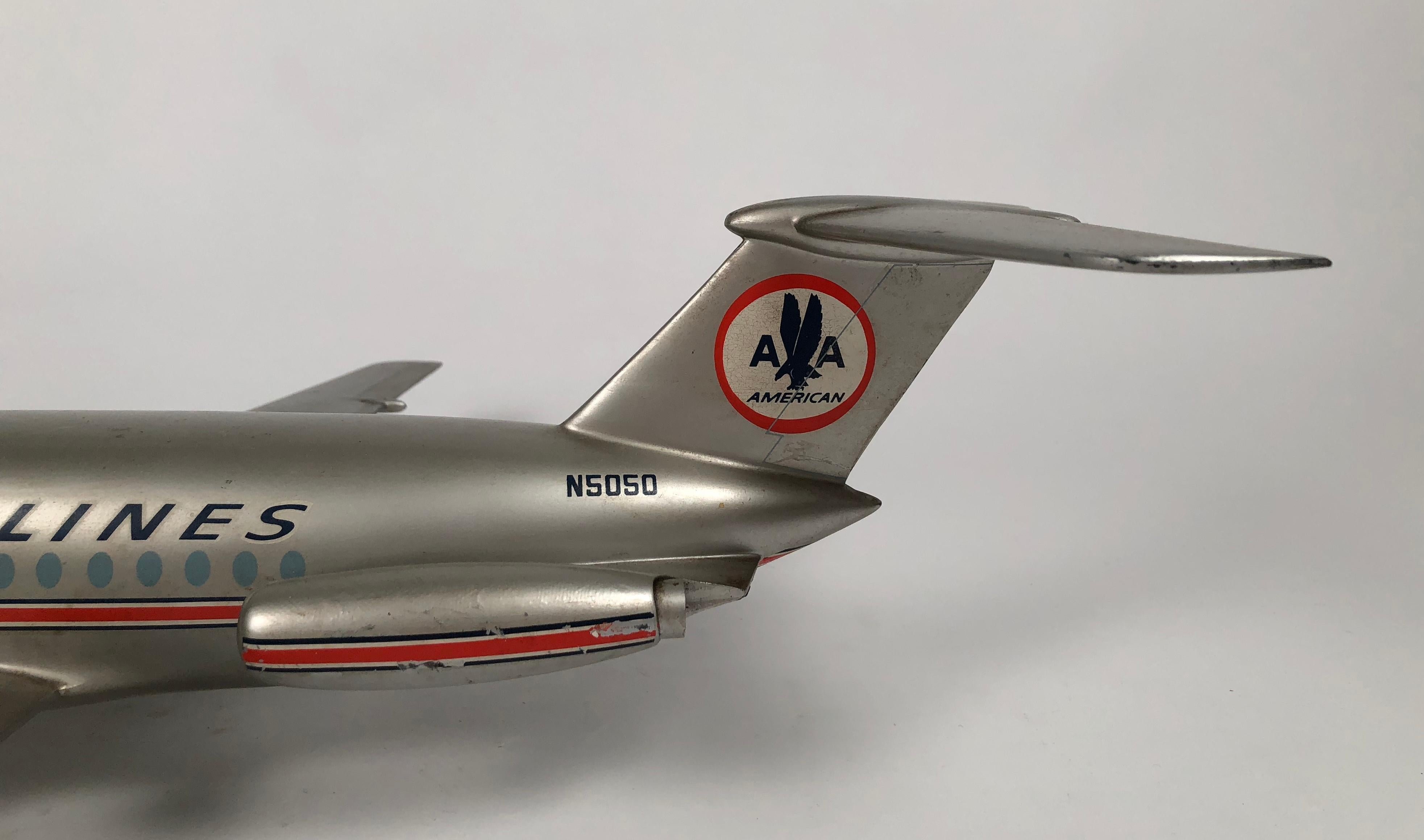 Metal Vintage American Airlines Astrojet Aviation Model