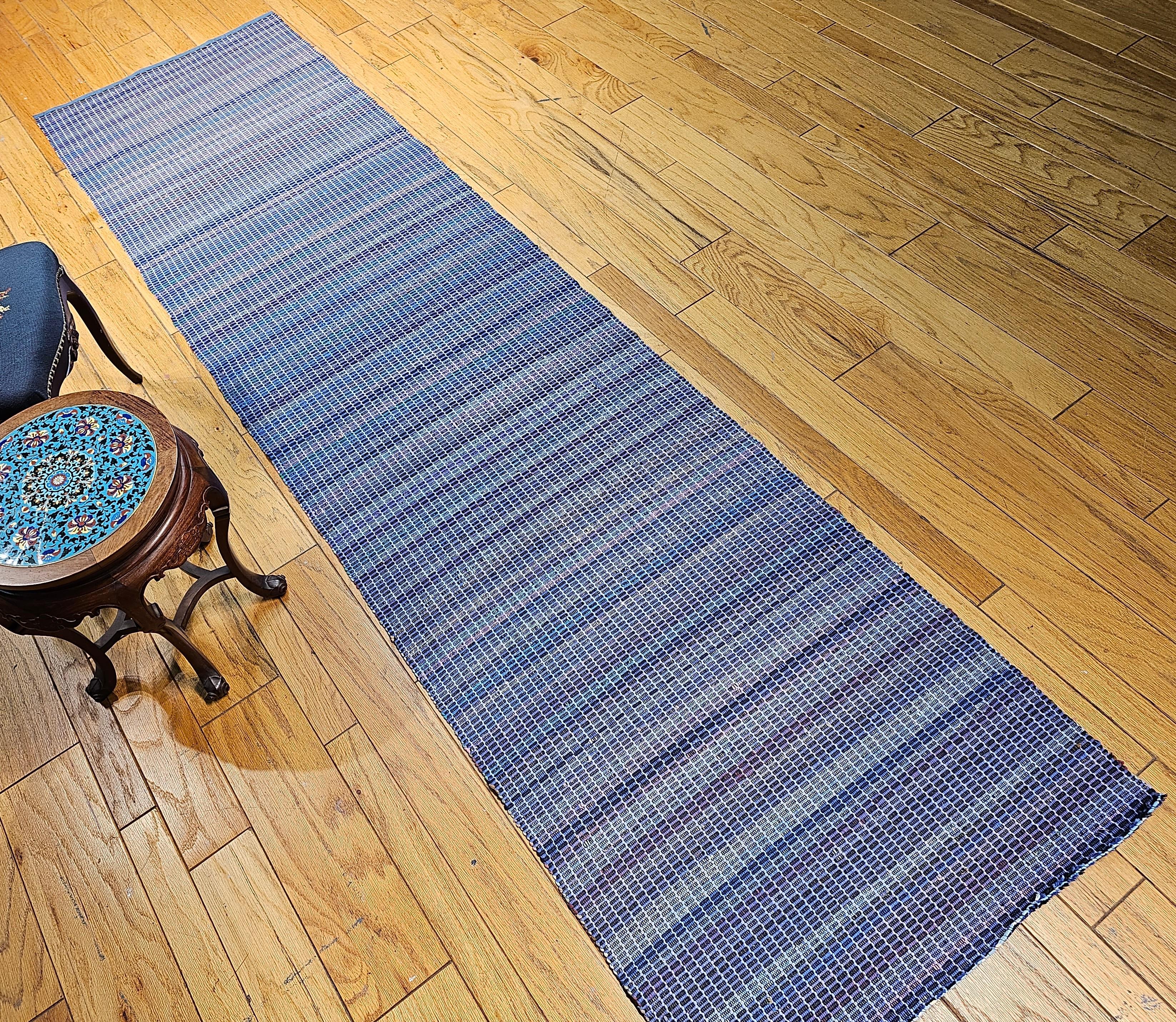Vintage American Amish Rag Runner For Sale 5