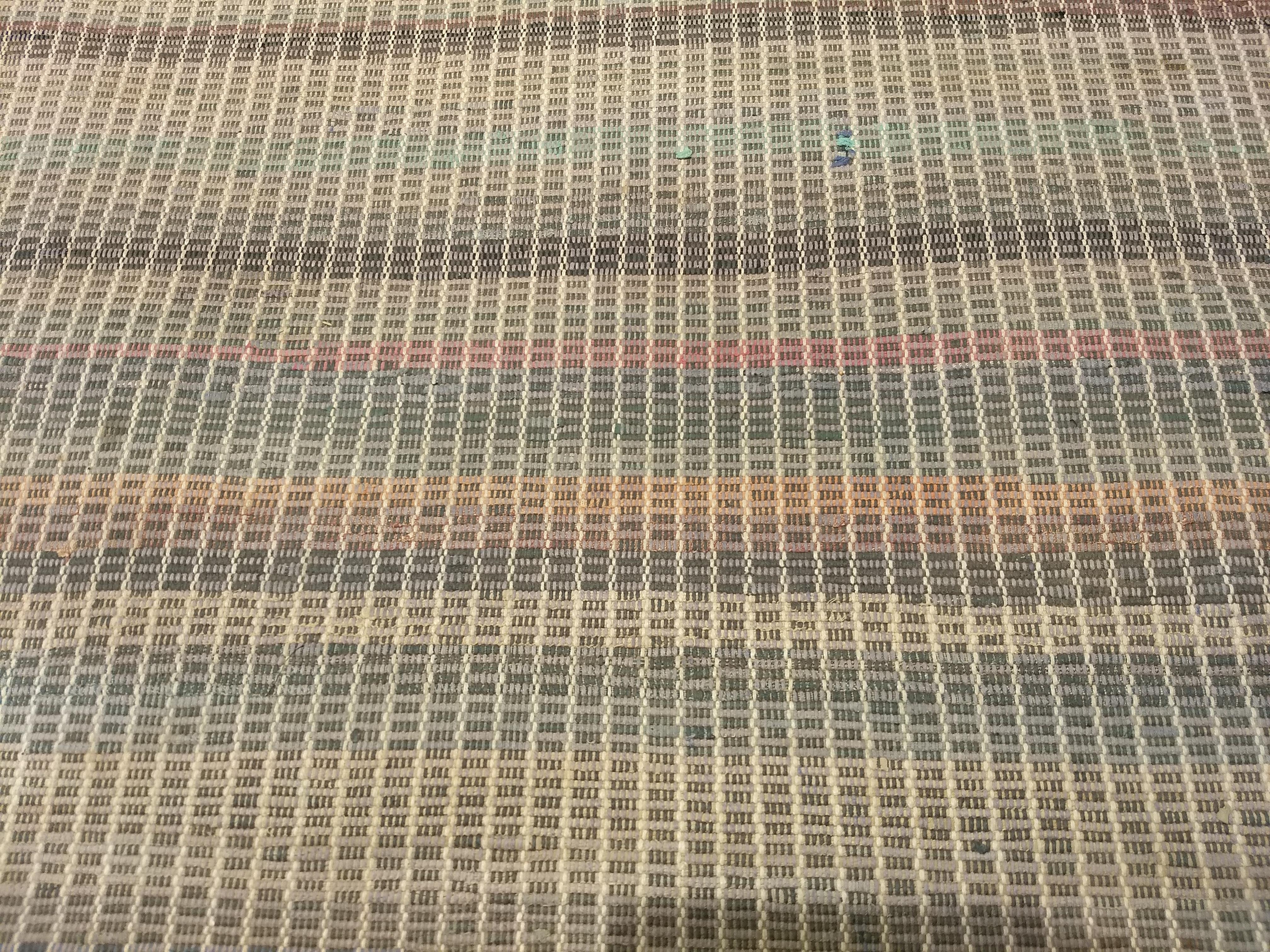 20ième siècle Tapis de couloir amish américain vintage en vente
