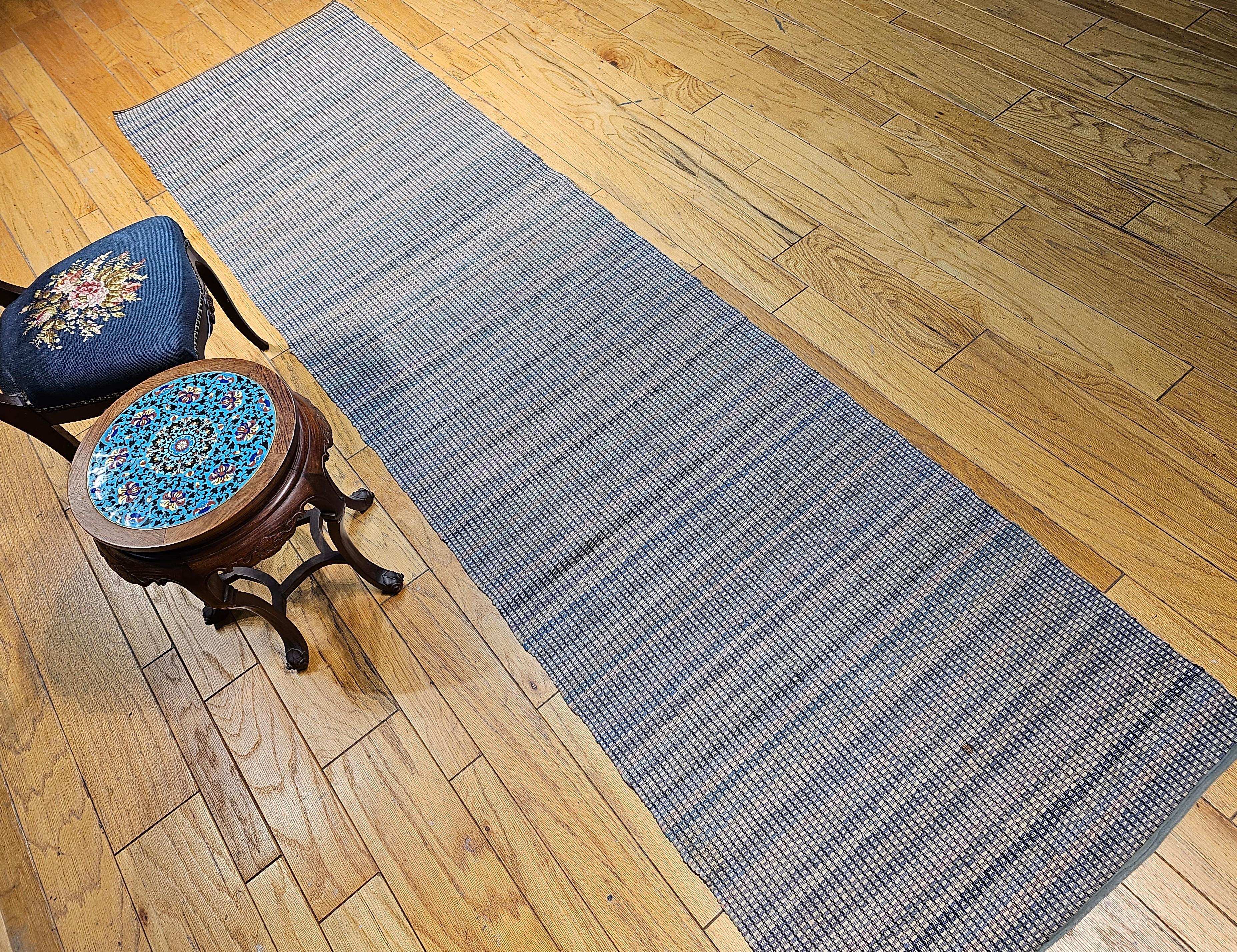 Tapis de couloir amish américain vintage en vente 4