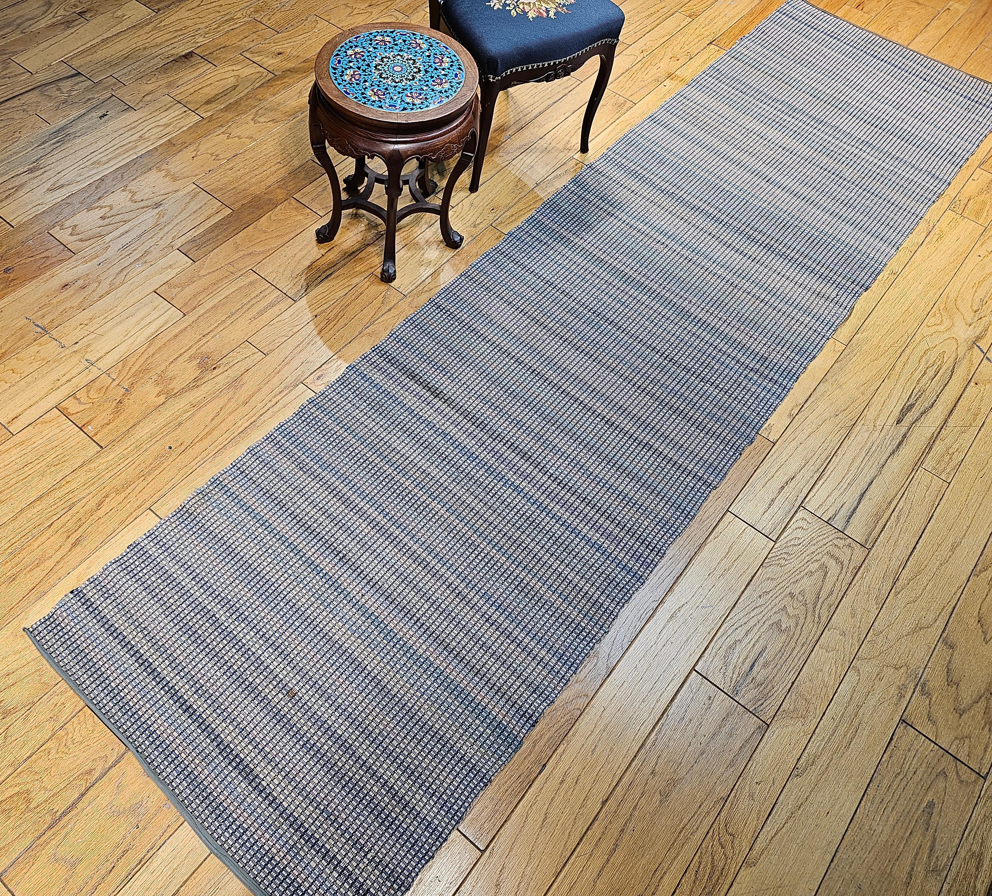 Vintage American Amish Rag Runner For Sale 7