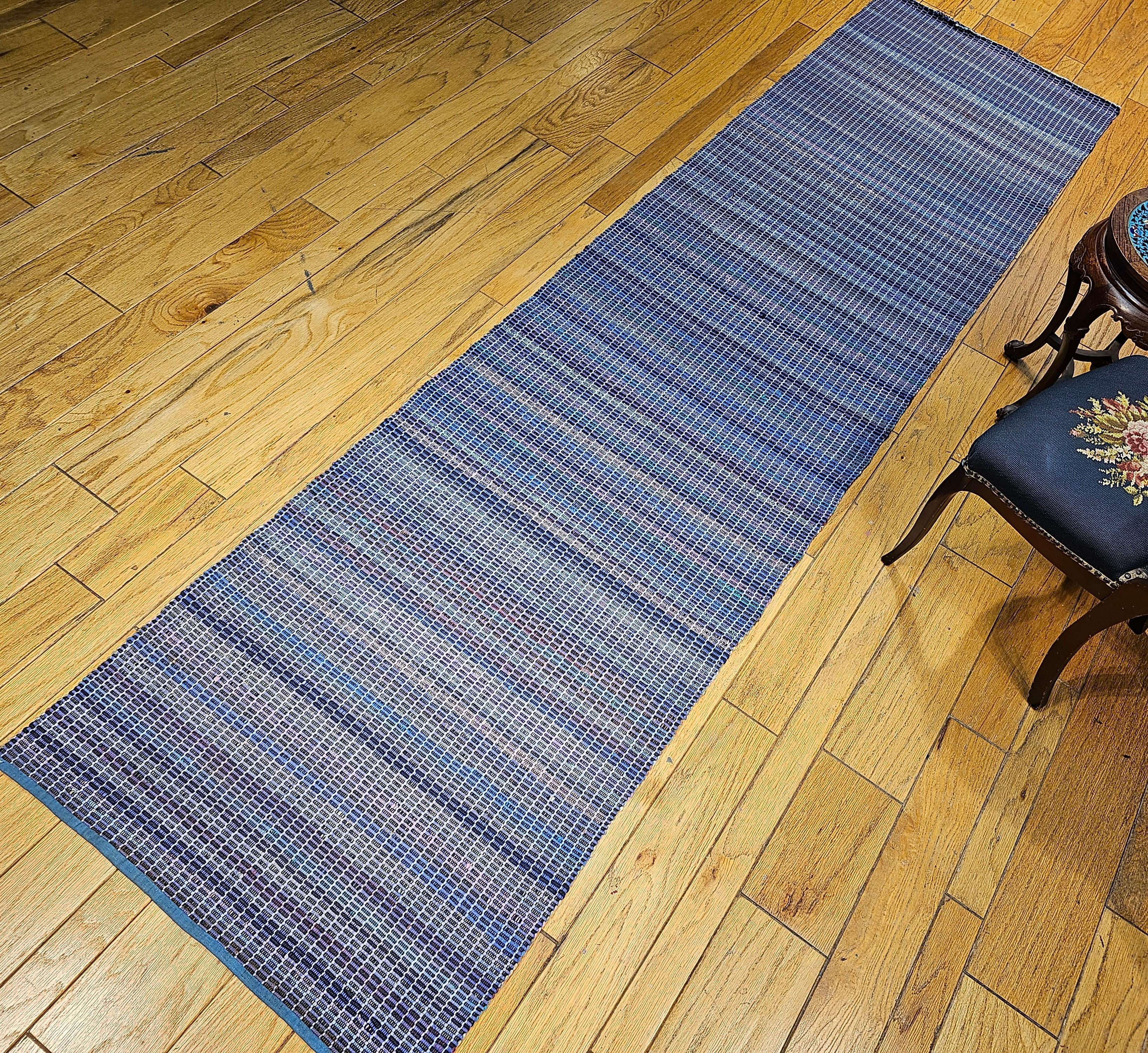 Vintage American Amish Rag Runner For Sale 3