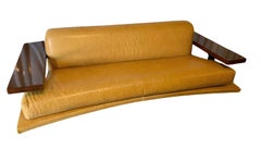 Vintage American Art Deco–Style Sofa, Late 20th Century (c. 1980s)