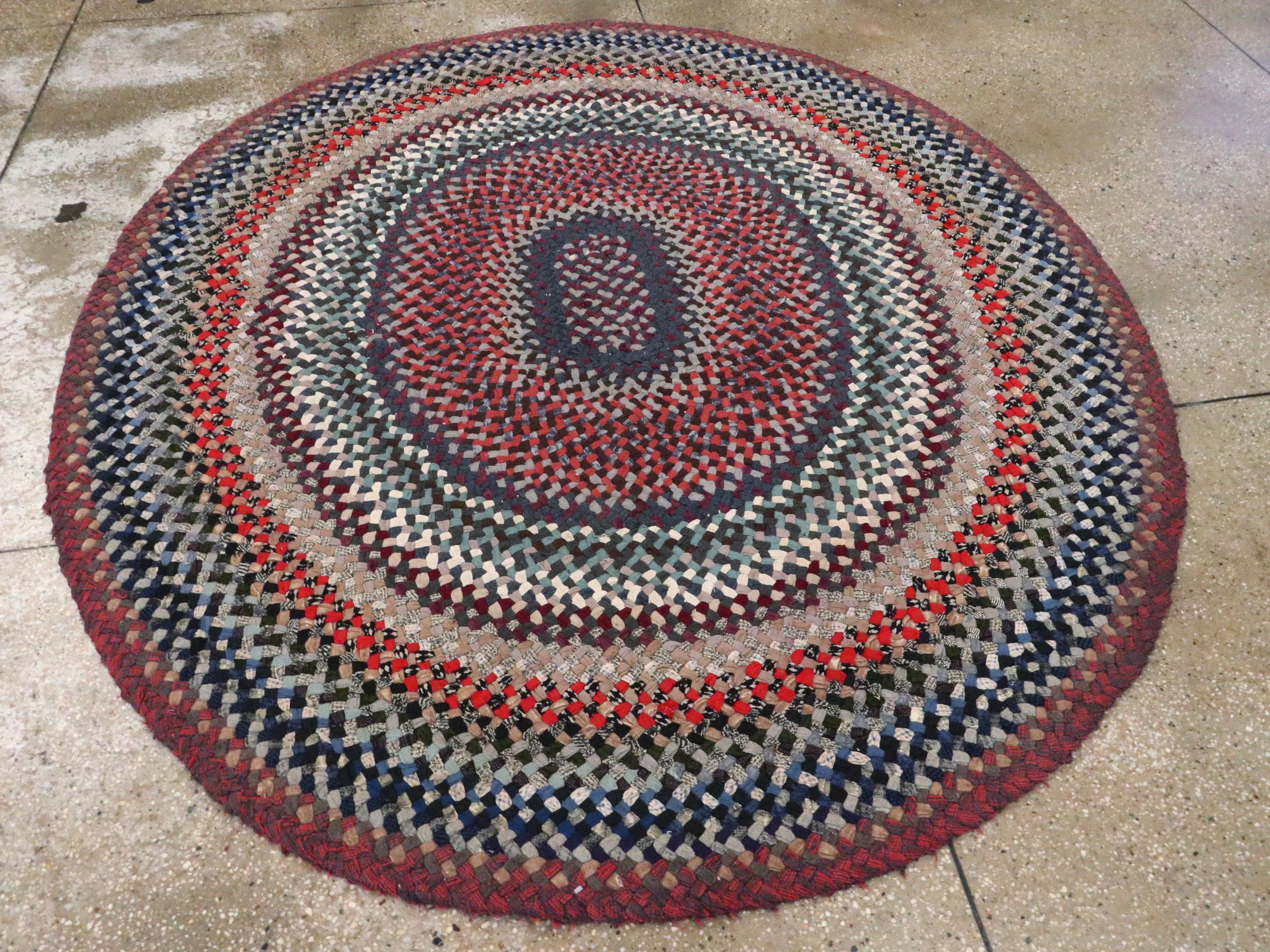 antique braided rugs