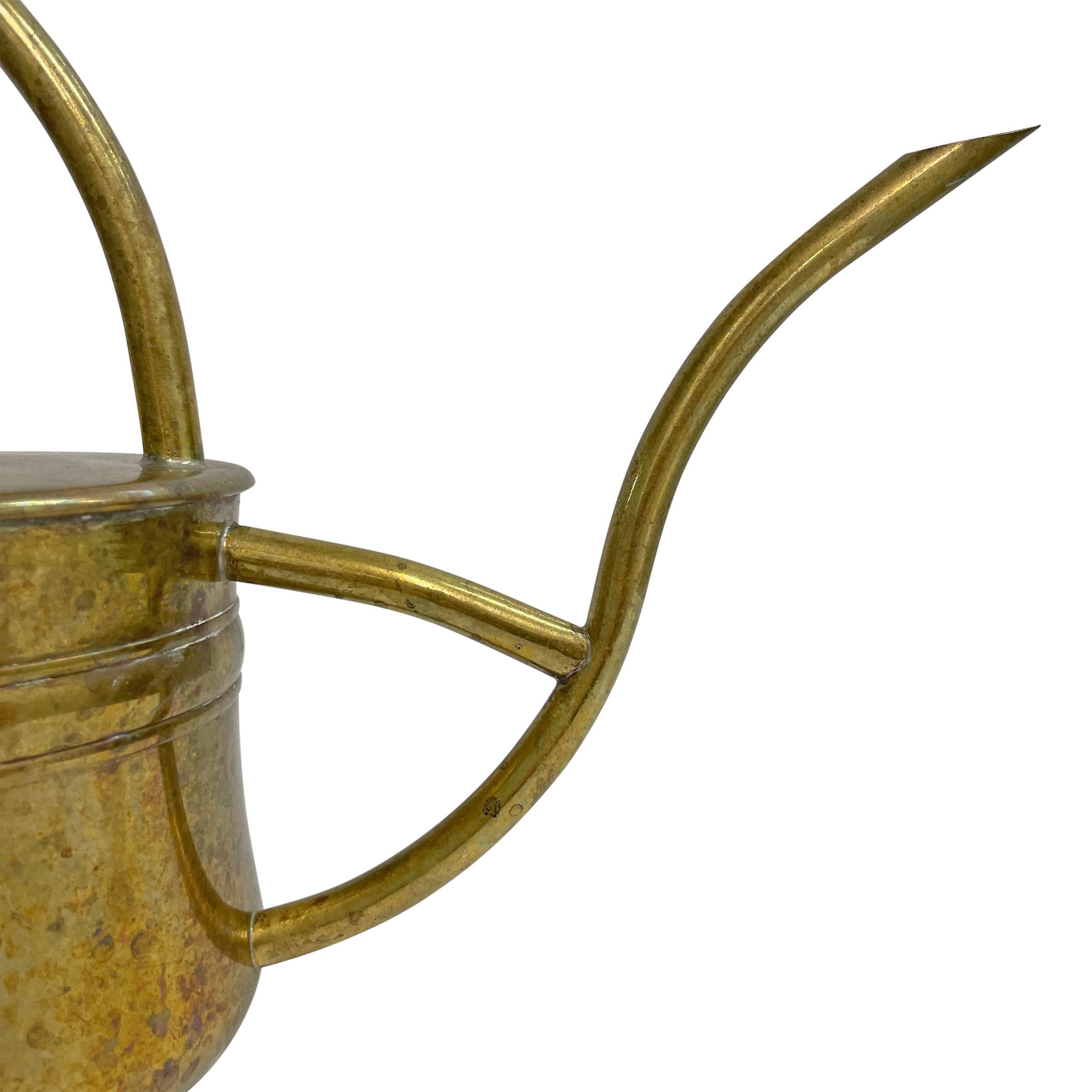 Vintage American Brass Watering Can For Sale 4