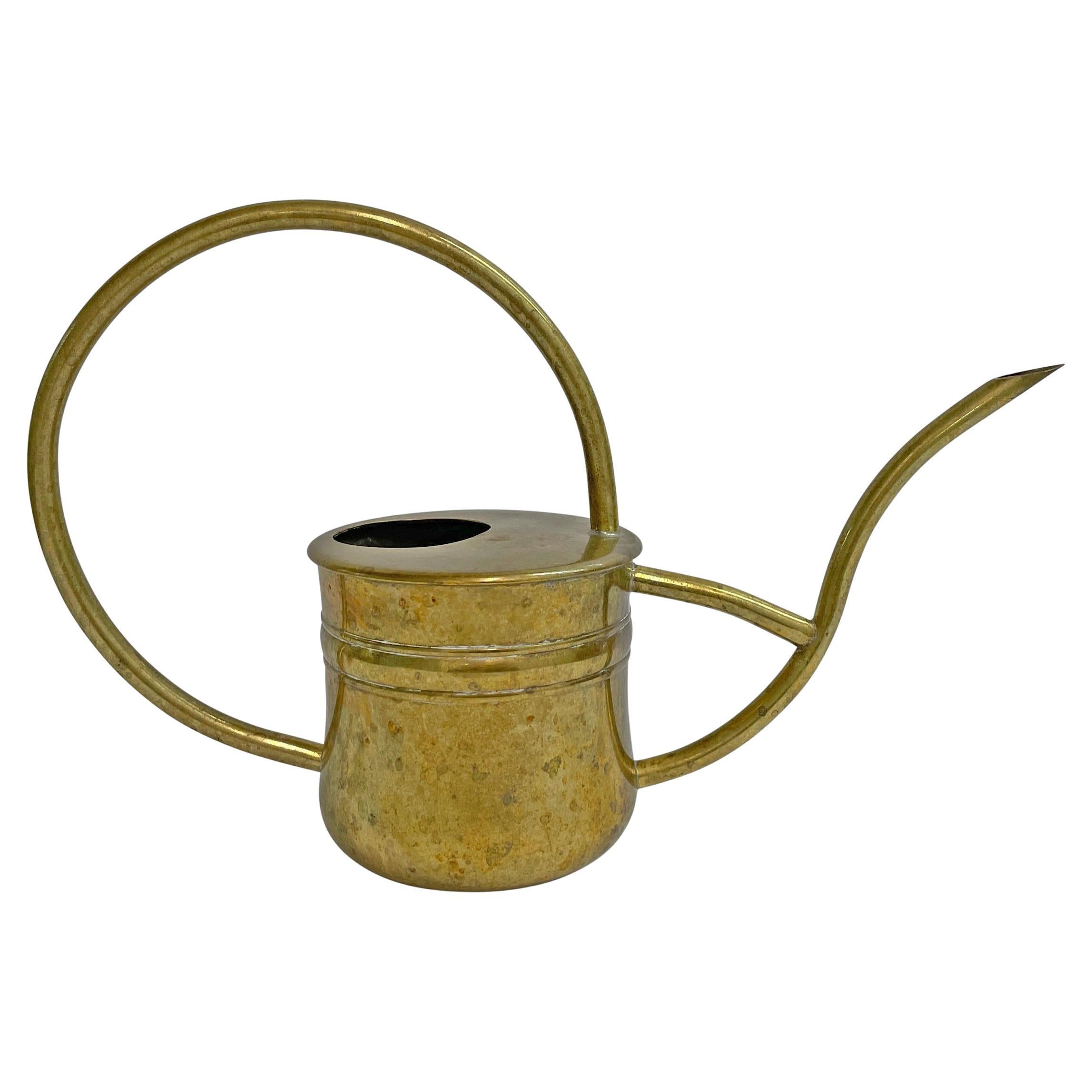 Vintage American Brass Watering Can For Sale