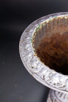 Vintage American Cast Iron Garden Urn