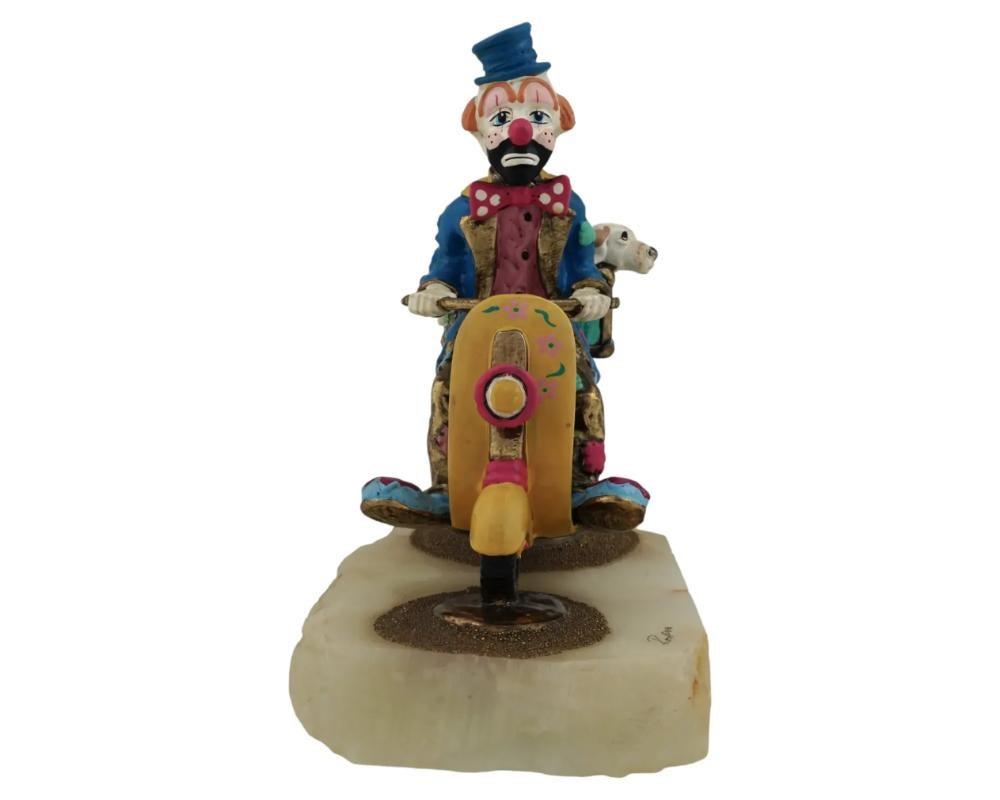 Figurita Vintage American Clown W Dog De Ron Lee en venta 1