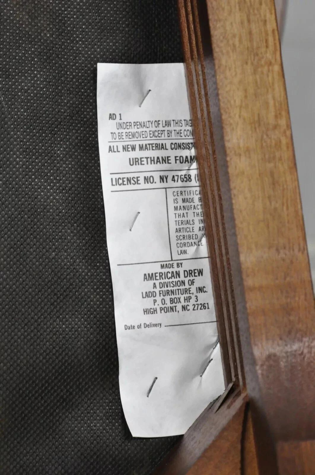 Vintage American Drew Kirschbaumholz Chippendale Stil Esszimmerstühle - Satz von 6 im Angebot 4