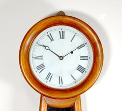 Vintage American E. Howard Style No. 4 Weight Driven Movement Banjo Wall Clock