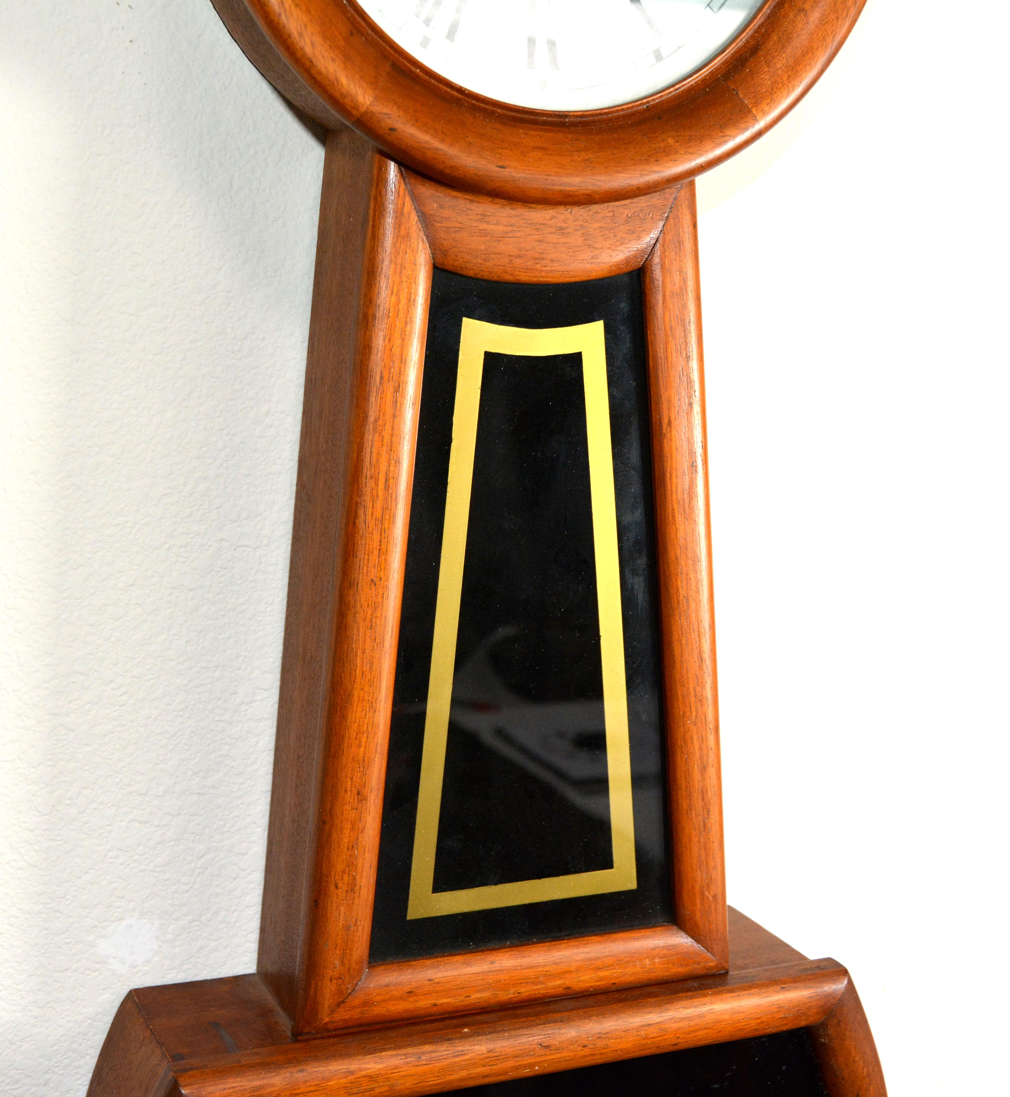 Horloge murale Banjo n° 4 de style américain E. Howard, à mouvement axé sur les poids en vente 1