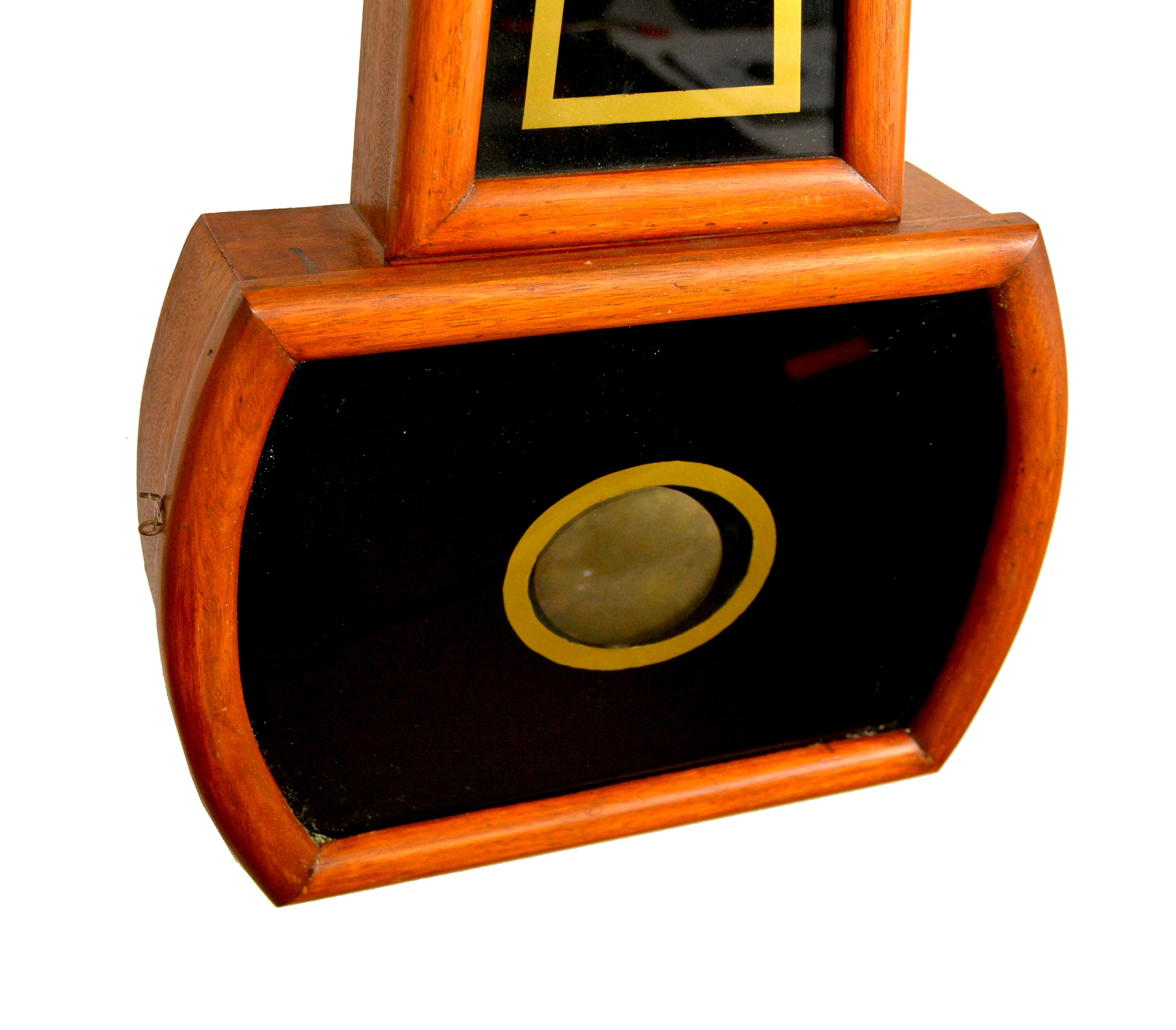 Horloge murale Banjo n° 4 de style américain E. Howard, à mouvement axé sur les poids en vente 3