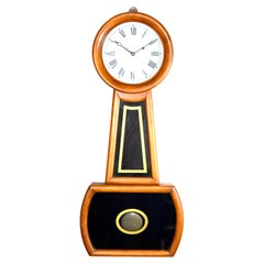 Horloge murale Banjo n° 4 de style américain E. Howard, à mouvement axé sur les poids