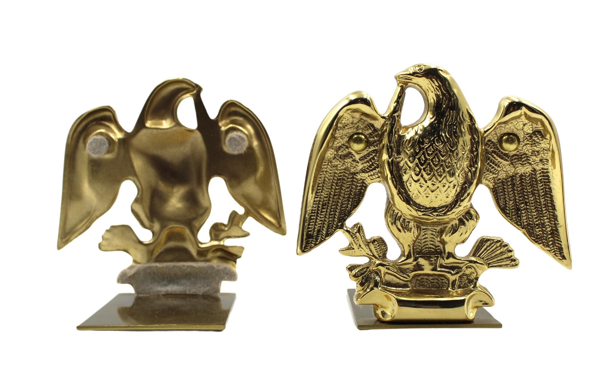 Vintage American Eagle Bookends by Baldwin Brass In Good Condition In Colorado Springs, CO
