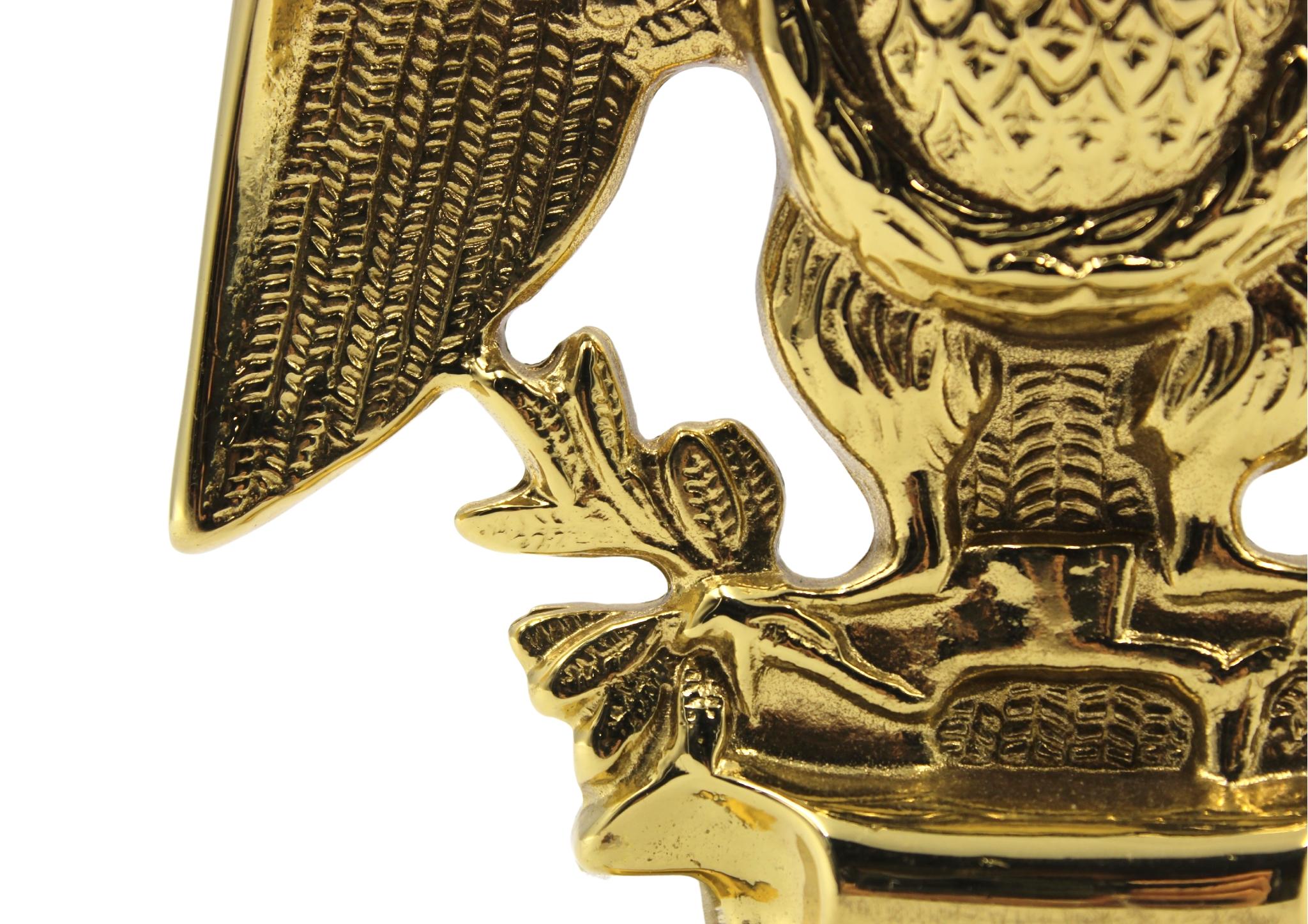 Mid-20th Century Vintage American Eagle Bookends by Baldwin Brass