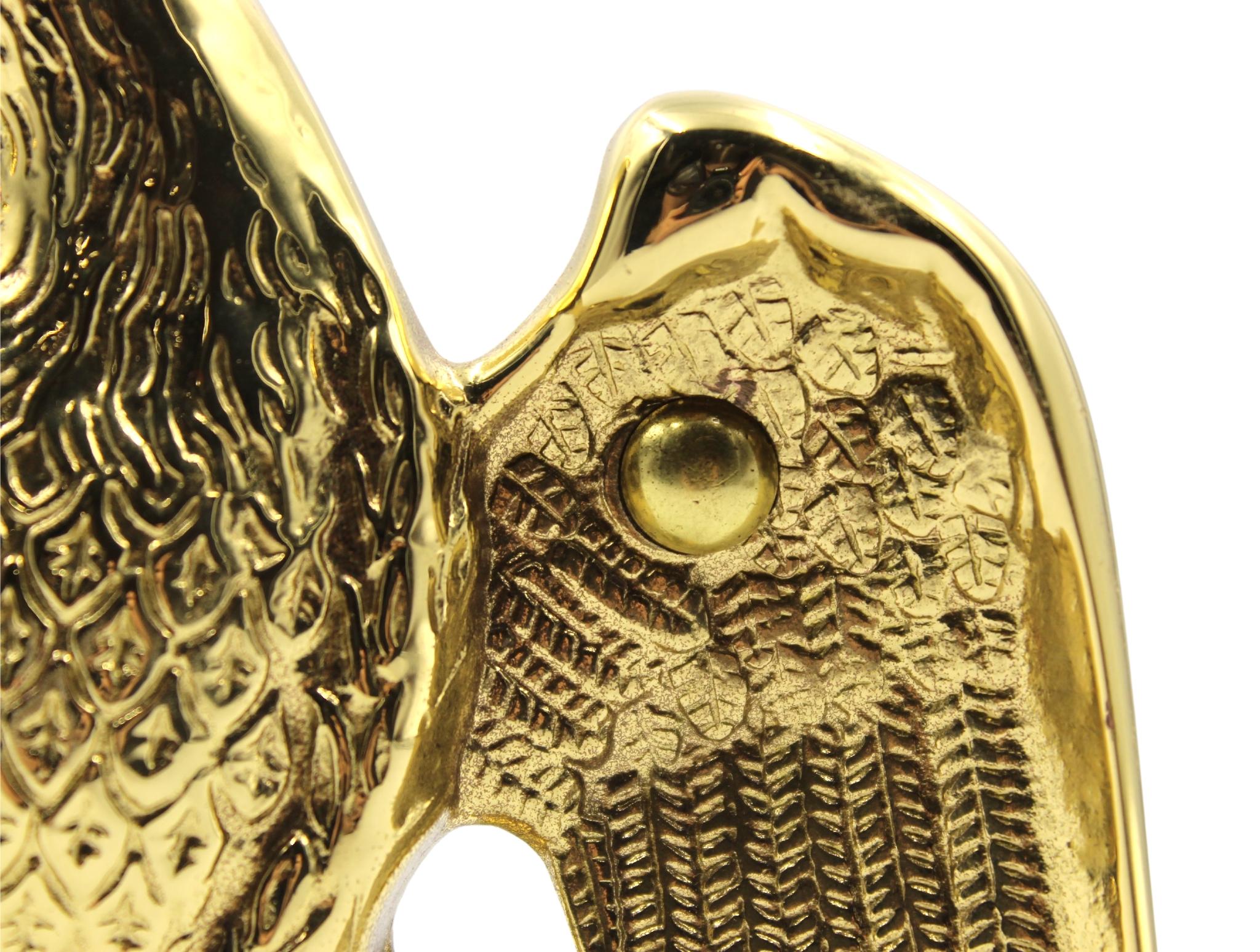 Vintage American Eagle Bookends by Baldwin Brass 1