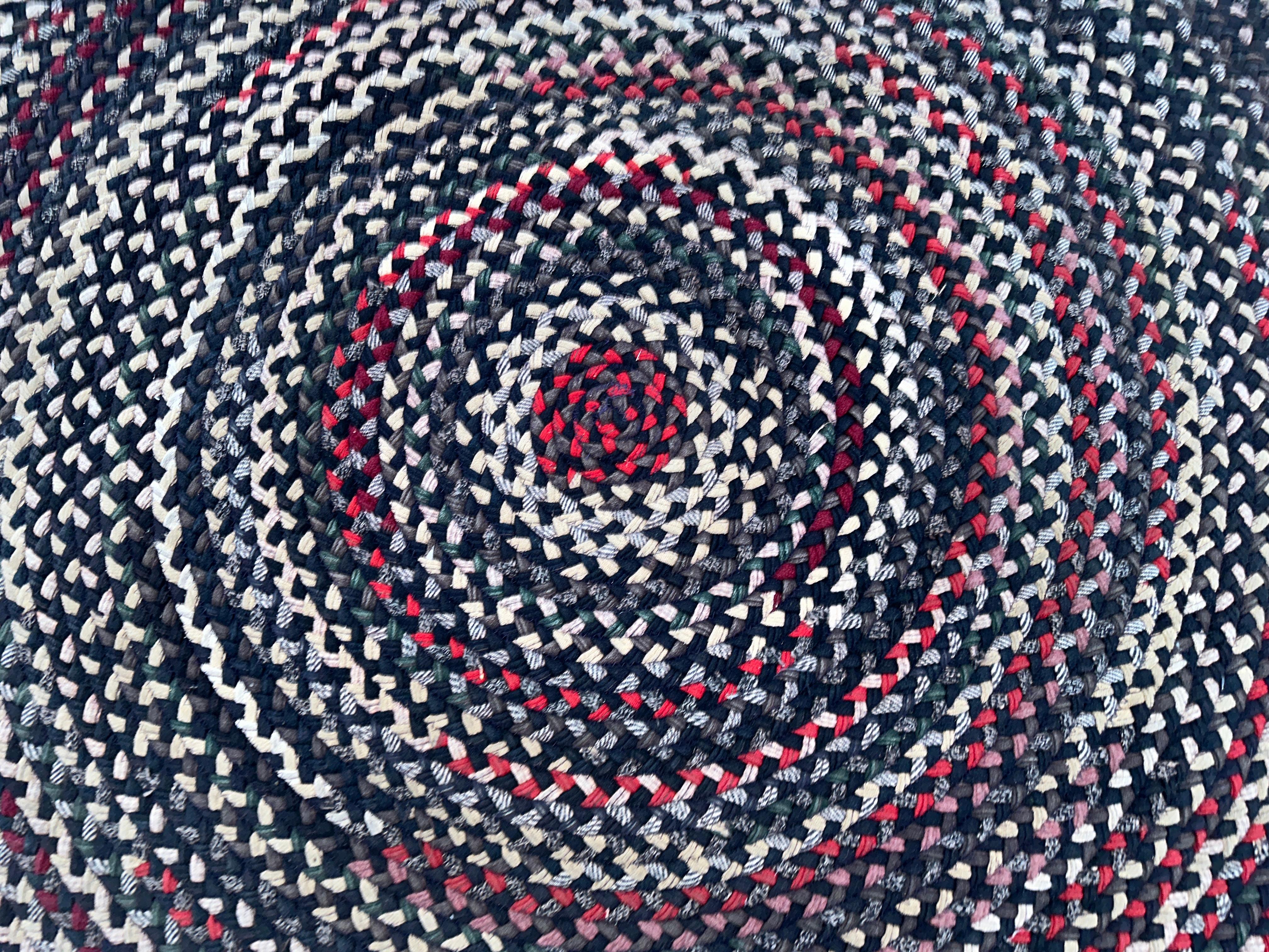 Tappeto intrecciato vintage American Folk Art - RR5250     VENDITA     VENDITA   METÀ SCONTO in vendita 5