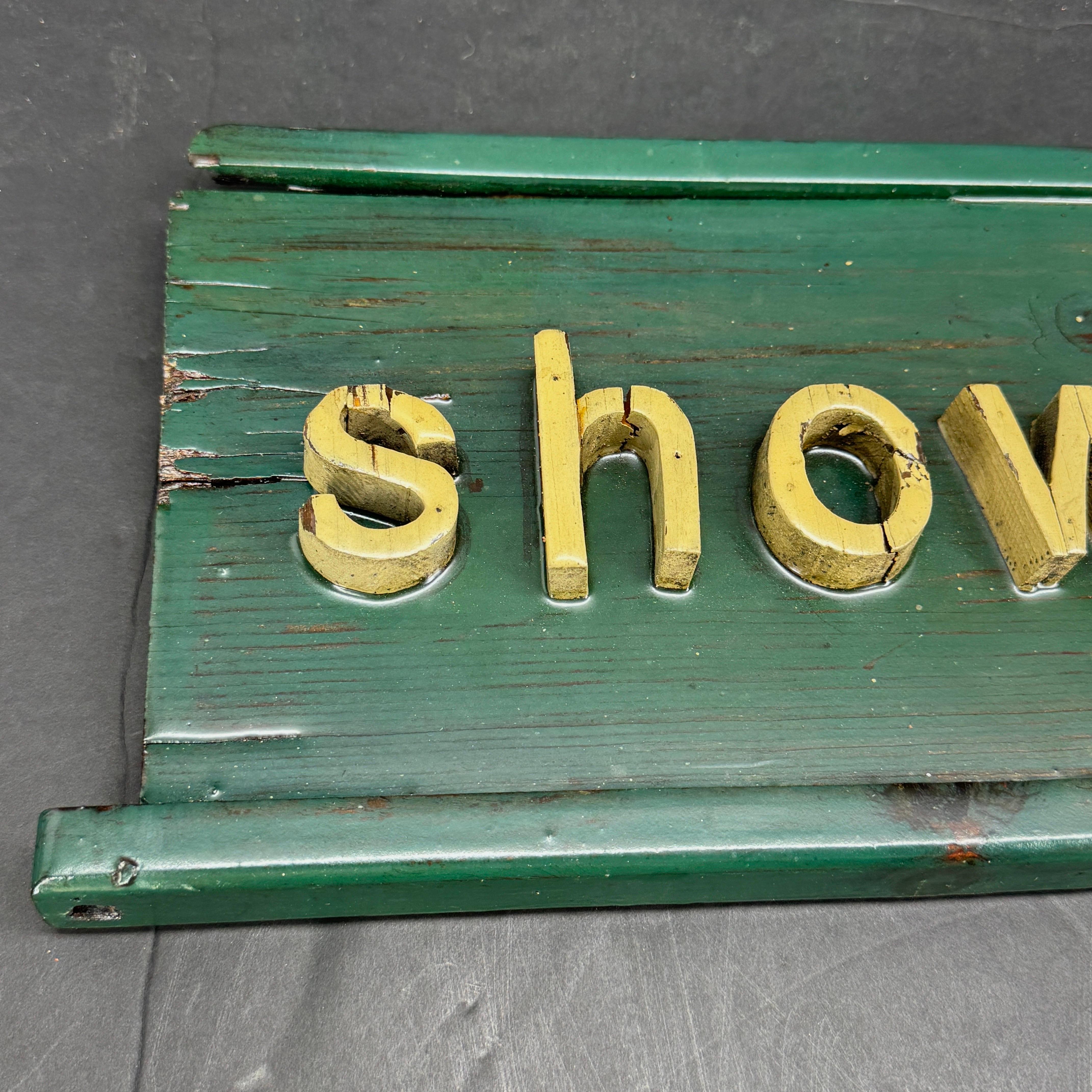 Vintage American Folk Art Showroom Handelsschild im Zustand „Gut“ im Angebot in Haddonfield, NJ