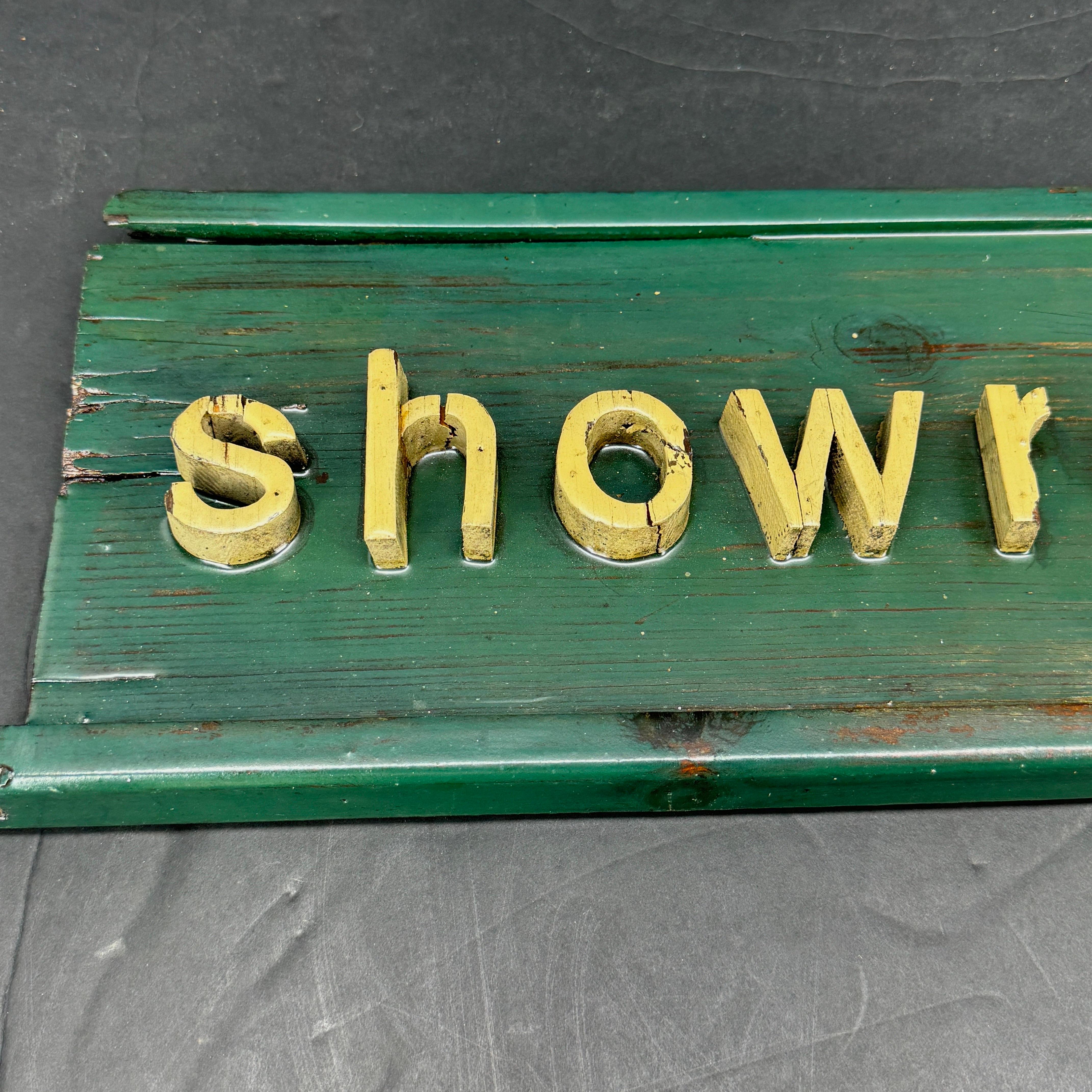Vintage American Folk Art Showroom Handelsschild (20. Jahrhundert) im Angebot