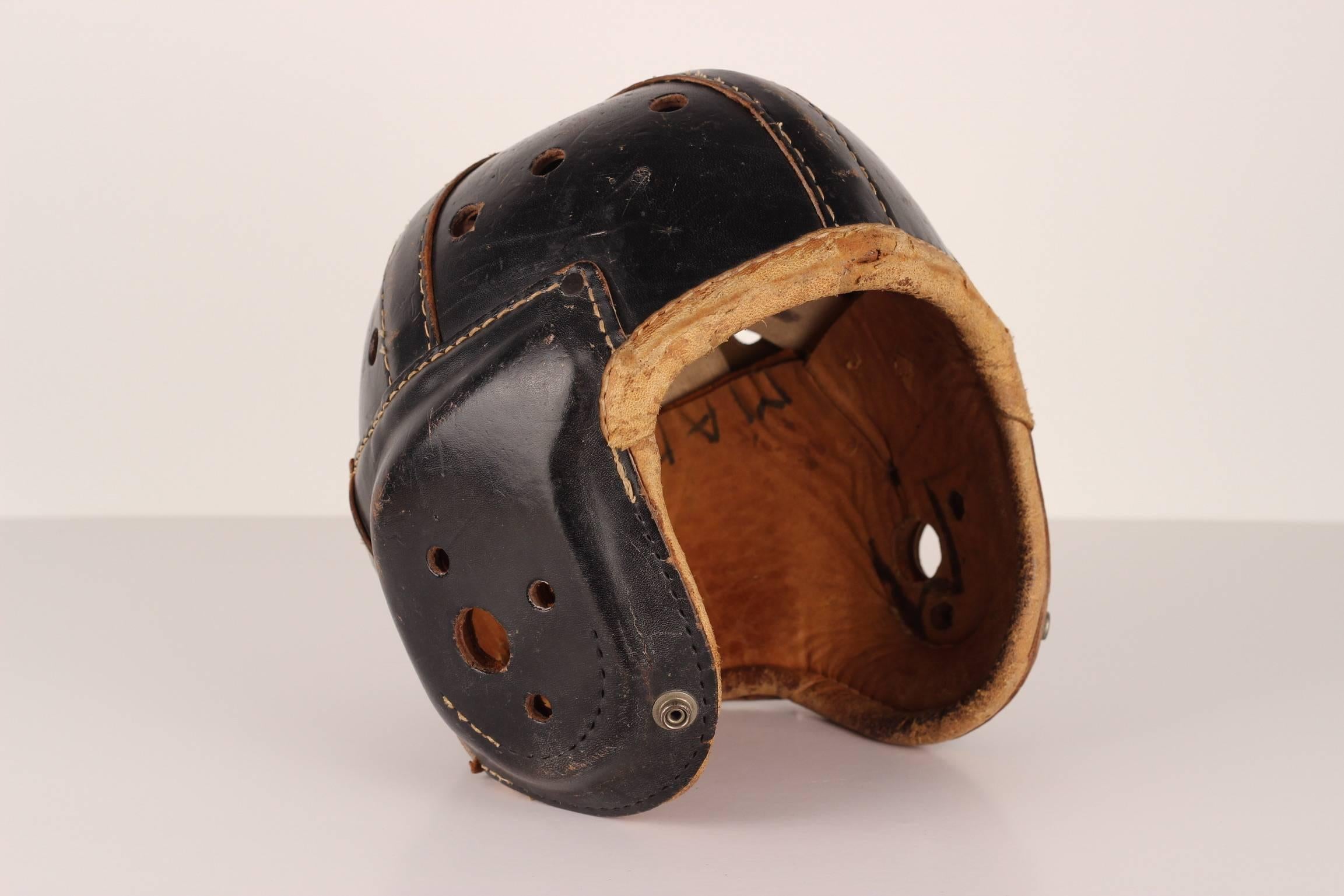 1930s football helmet