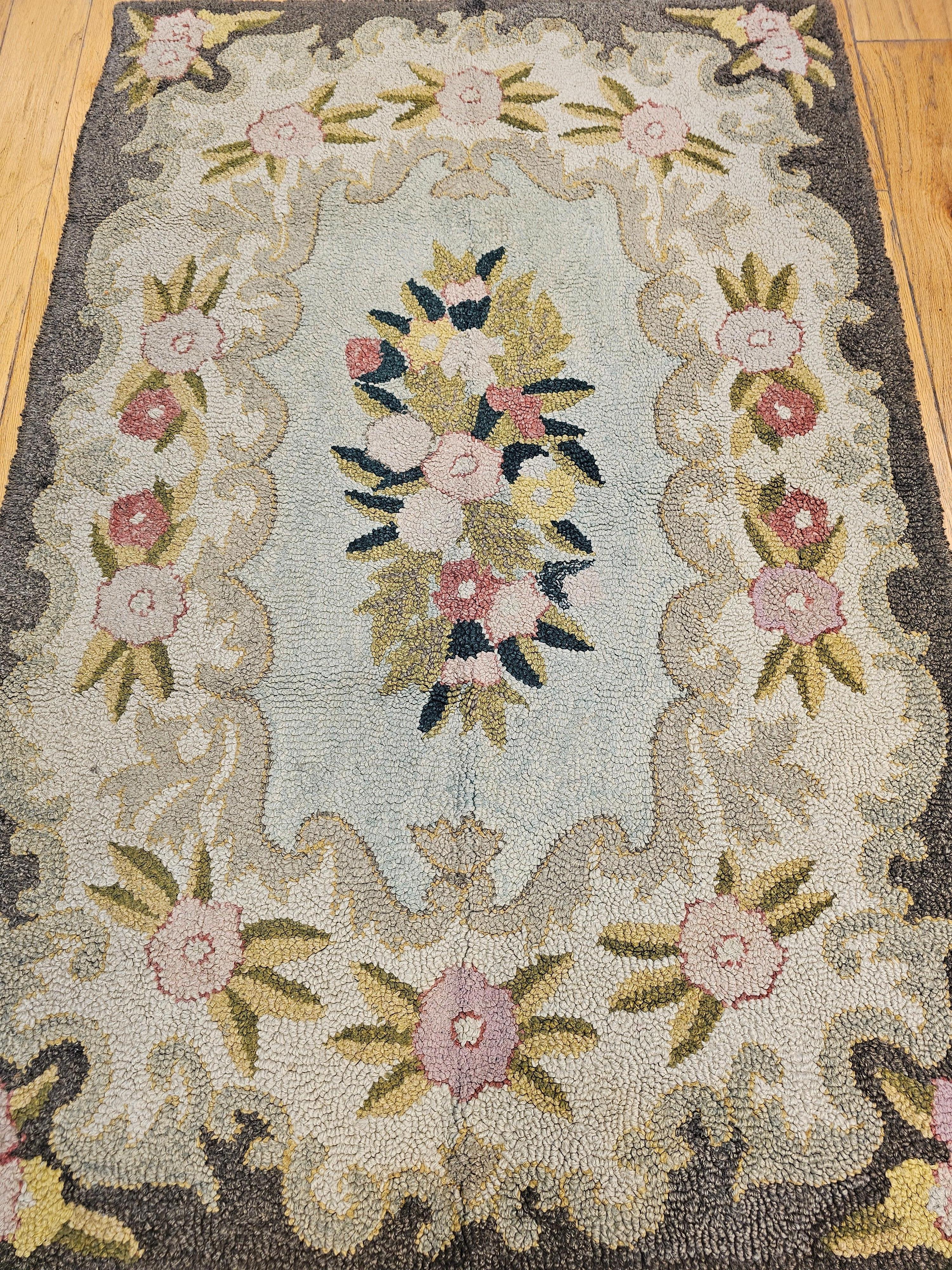 pastel floral rugs