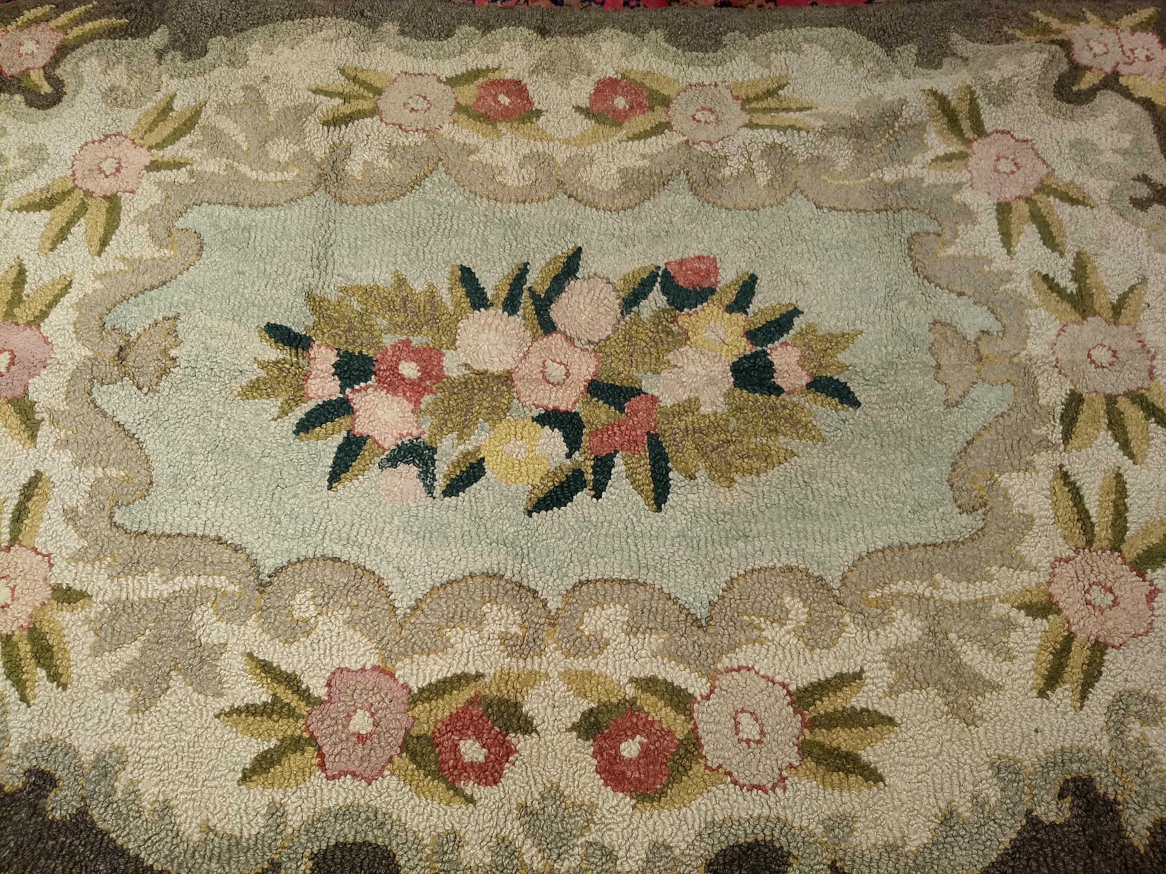 pastel floral area rug